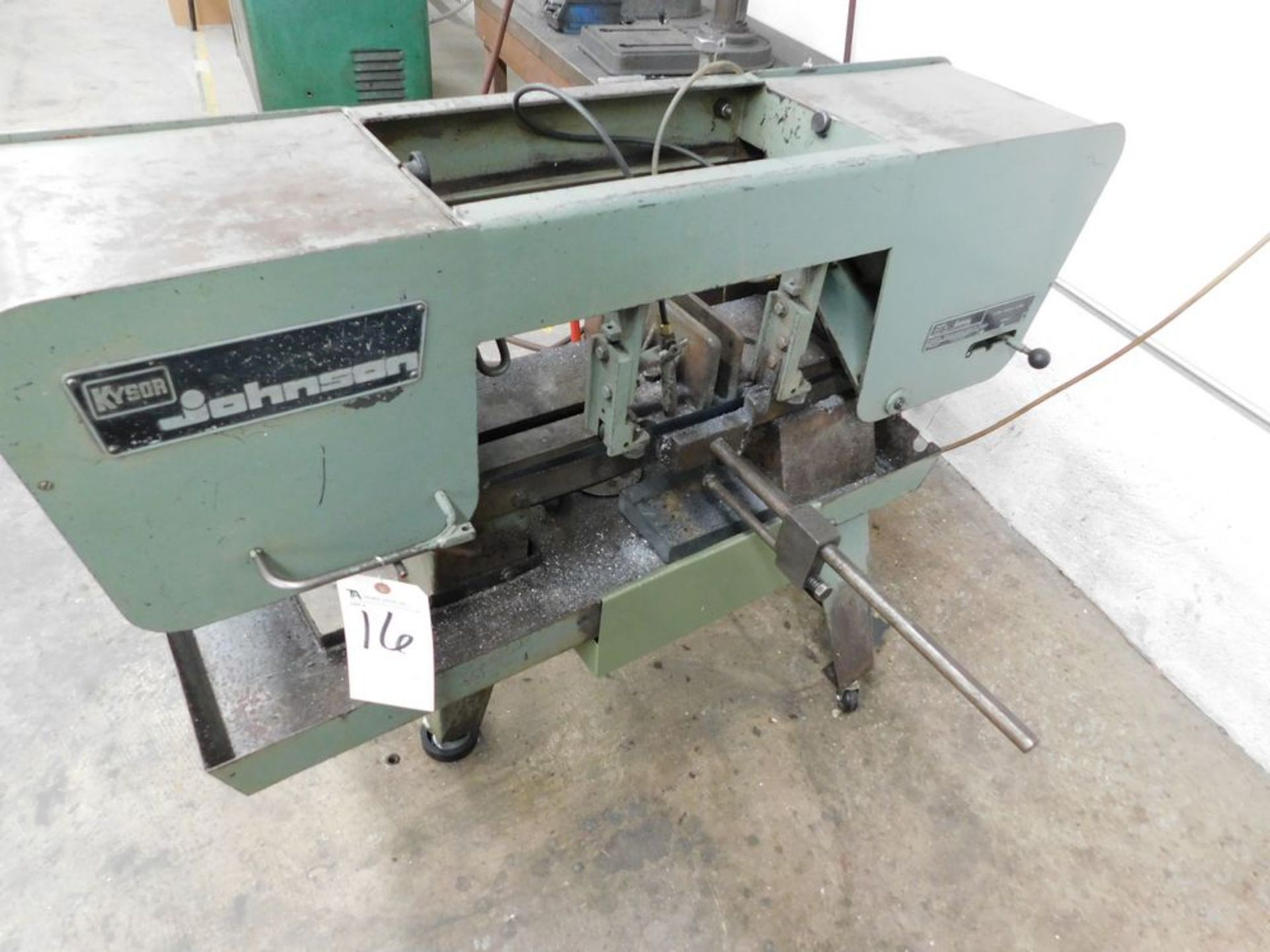 Kysor Johnson mod. R, 7" Horizontal Band Saw S/N 2420