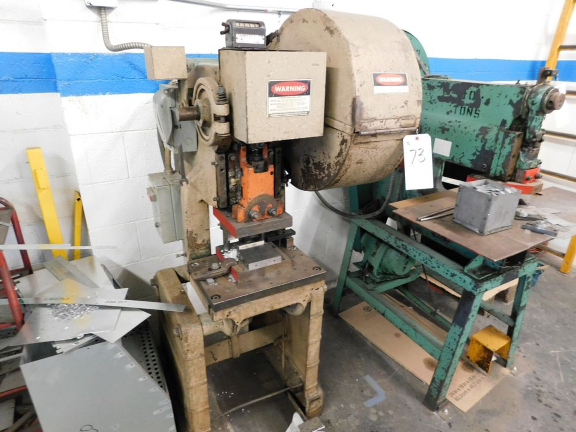 Rouselle 15-Ton OBI Punch Press S/N 27084