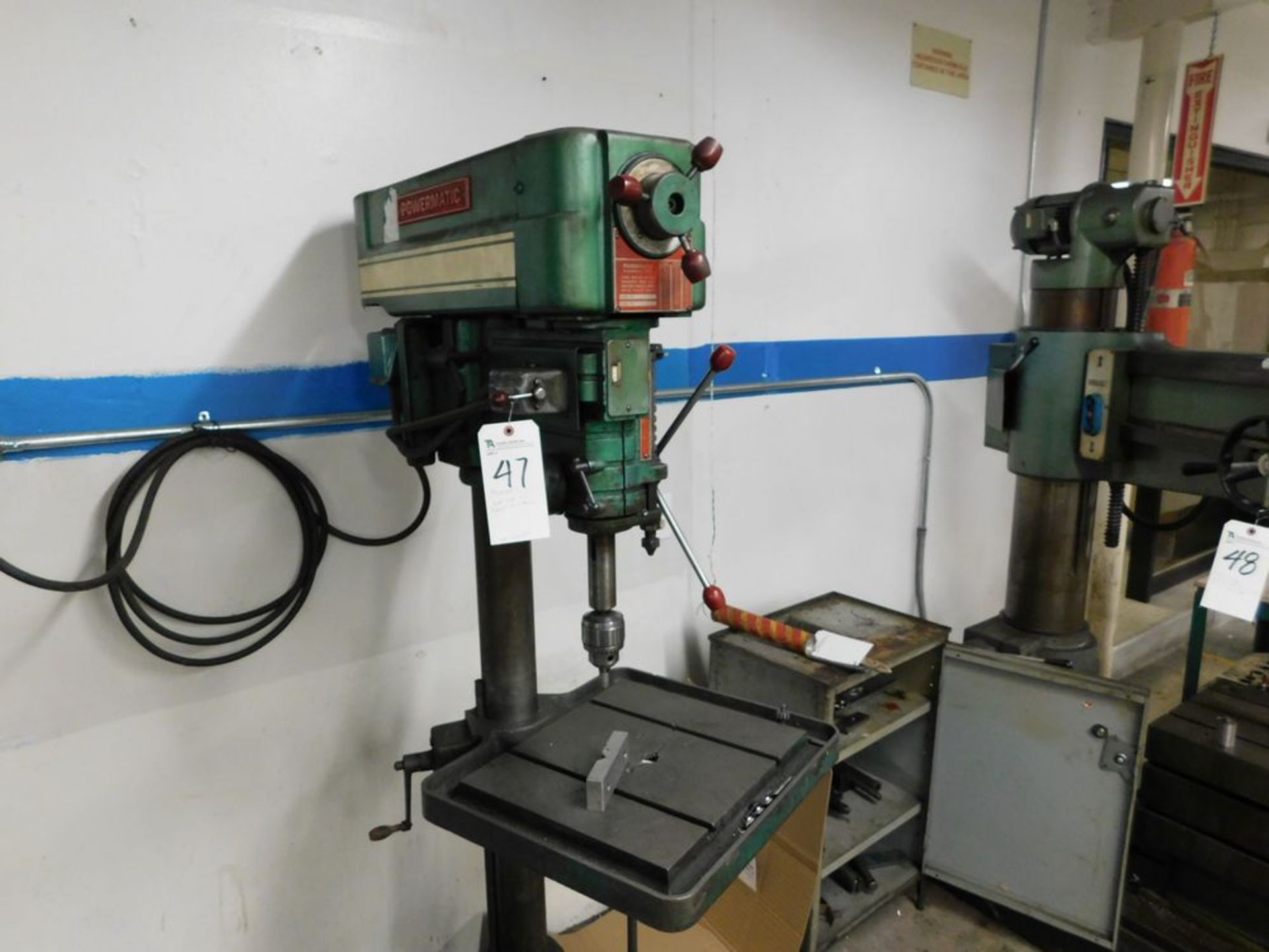 Powermatic mod. 1200 Var. Spd. Pedestal Drill Press; S/N 120V345