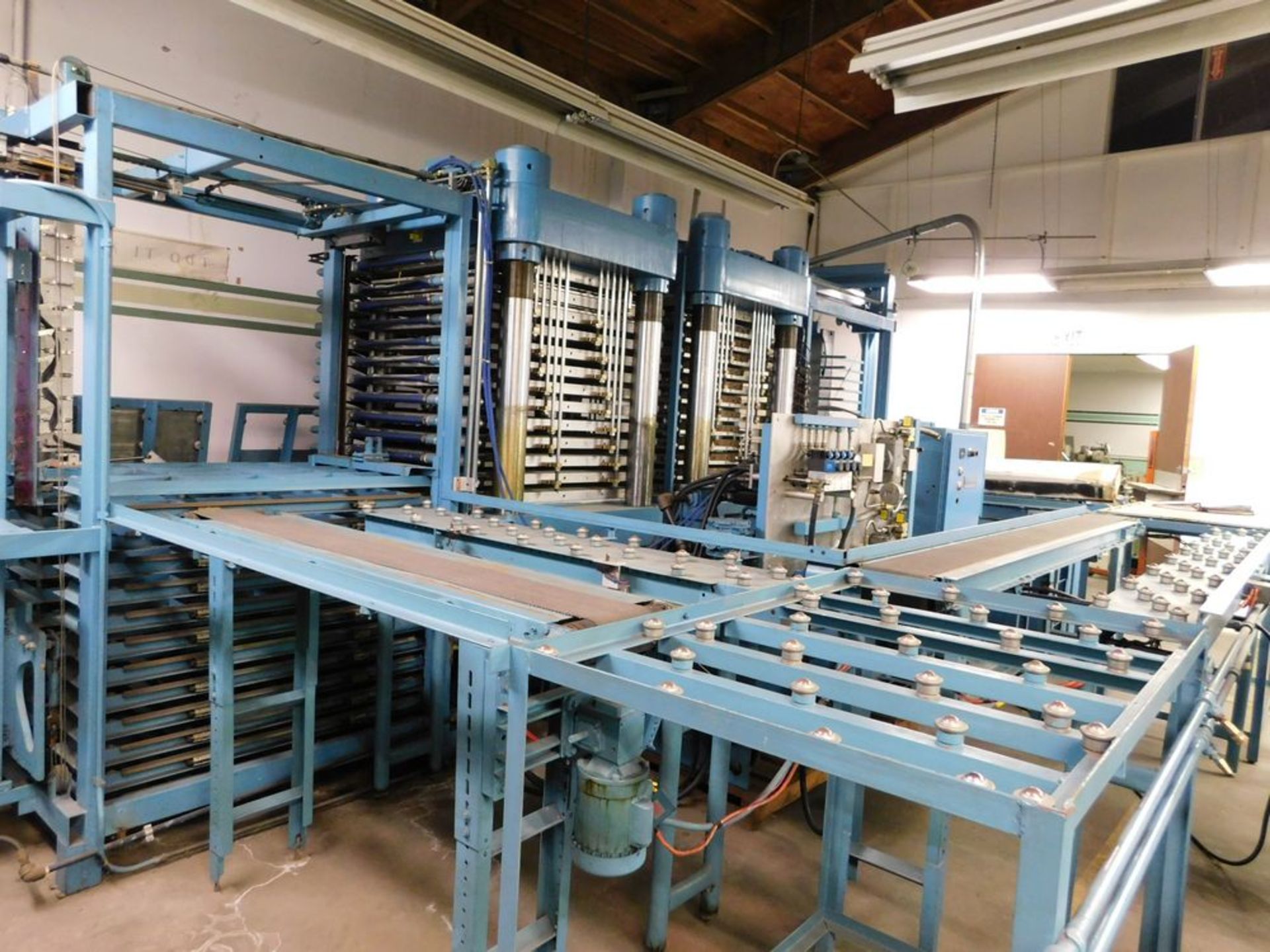 Pegasus Twin Station Multi Platen Lamination Press System w/ Loading & Unloading - Image 2 of 4