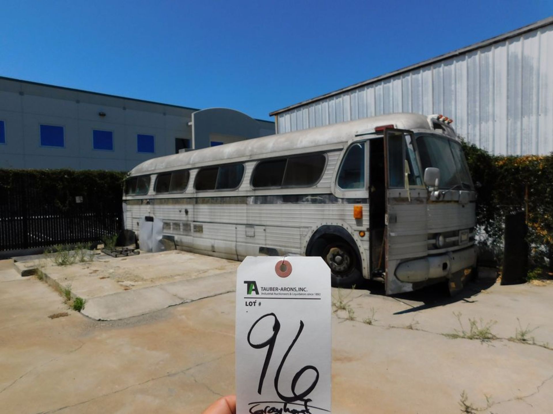 Greyhound Vintage Passenger Bus