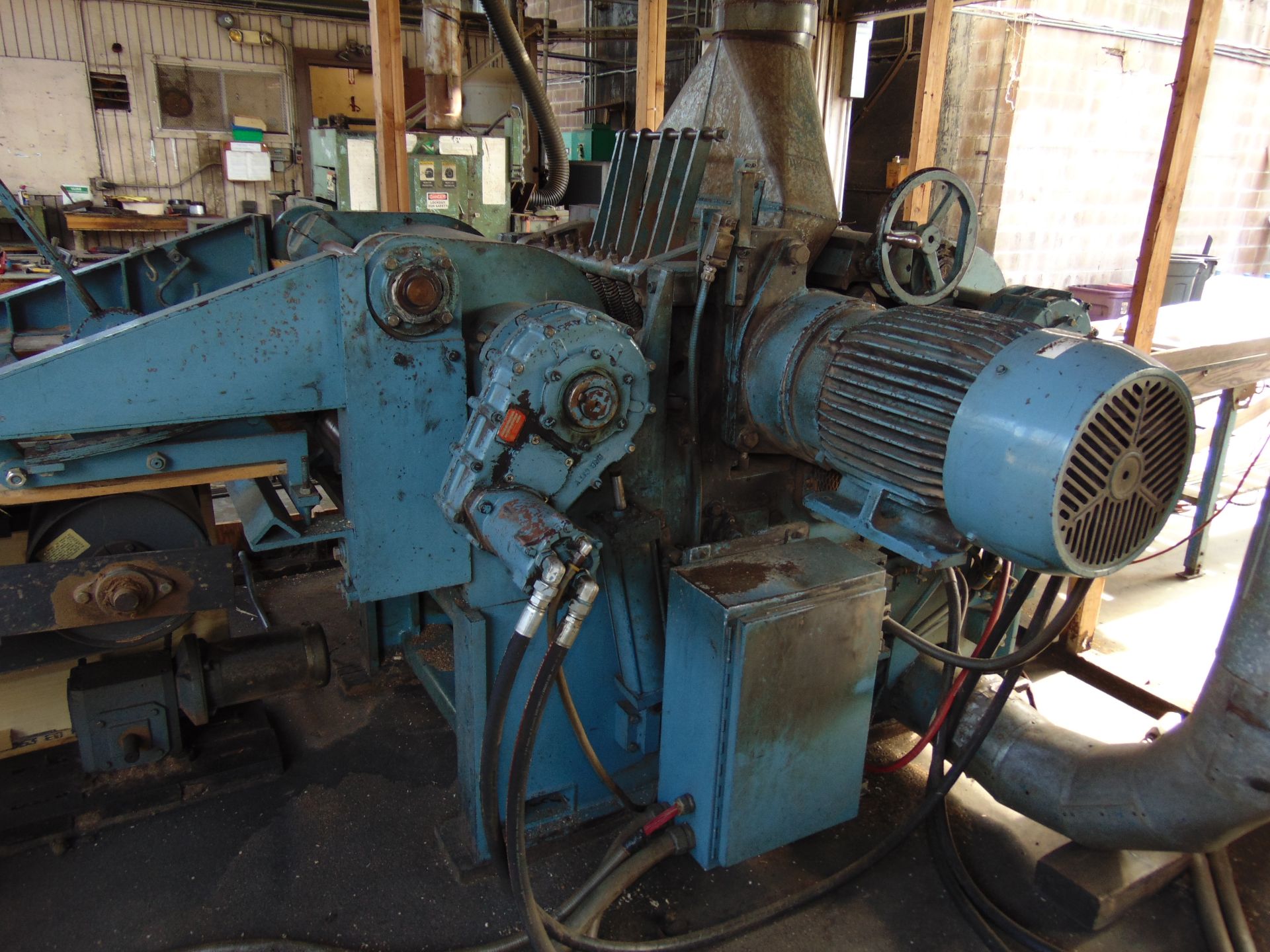 Newman Whitney S-282, Double Surface Planer w/ Infeed & Outfeed Conveyor, HP: 40 Top, 25 Bottom; S/N - Image 4 of 4