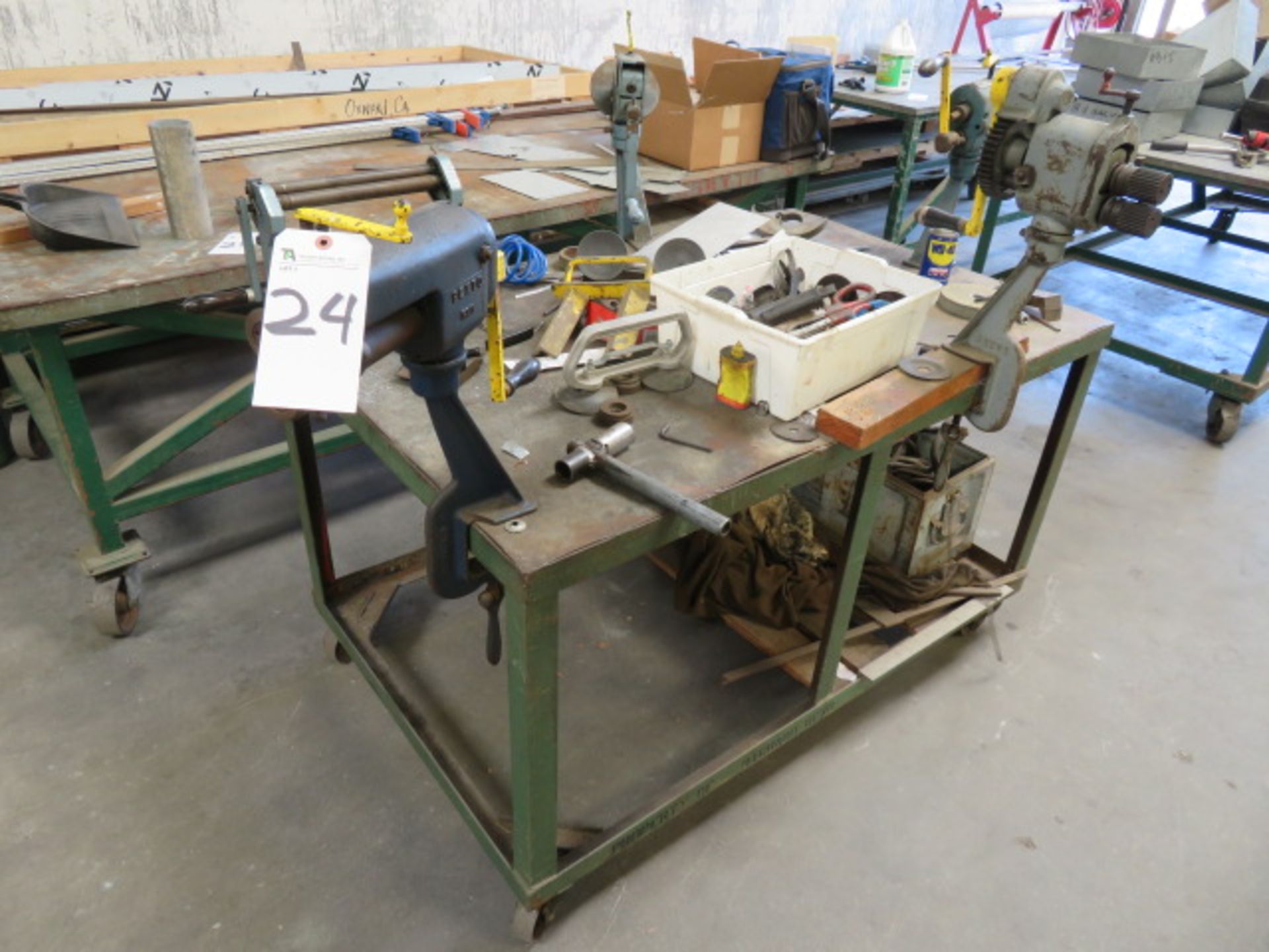 (Lot) Portable Welding Table