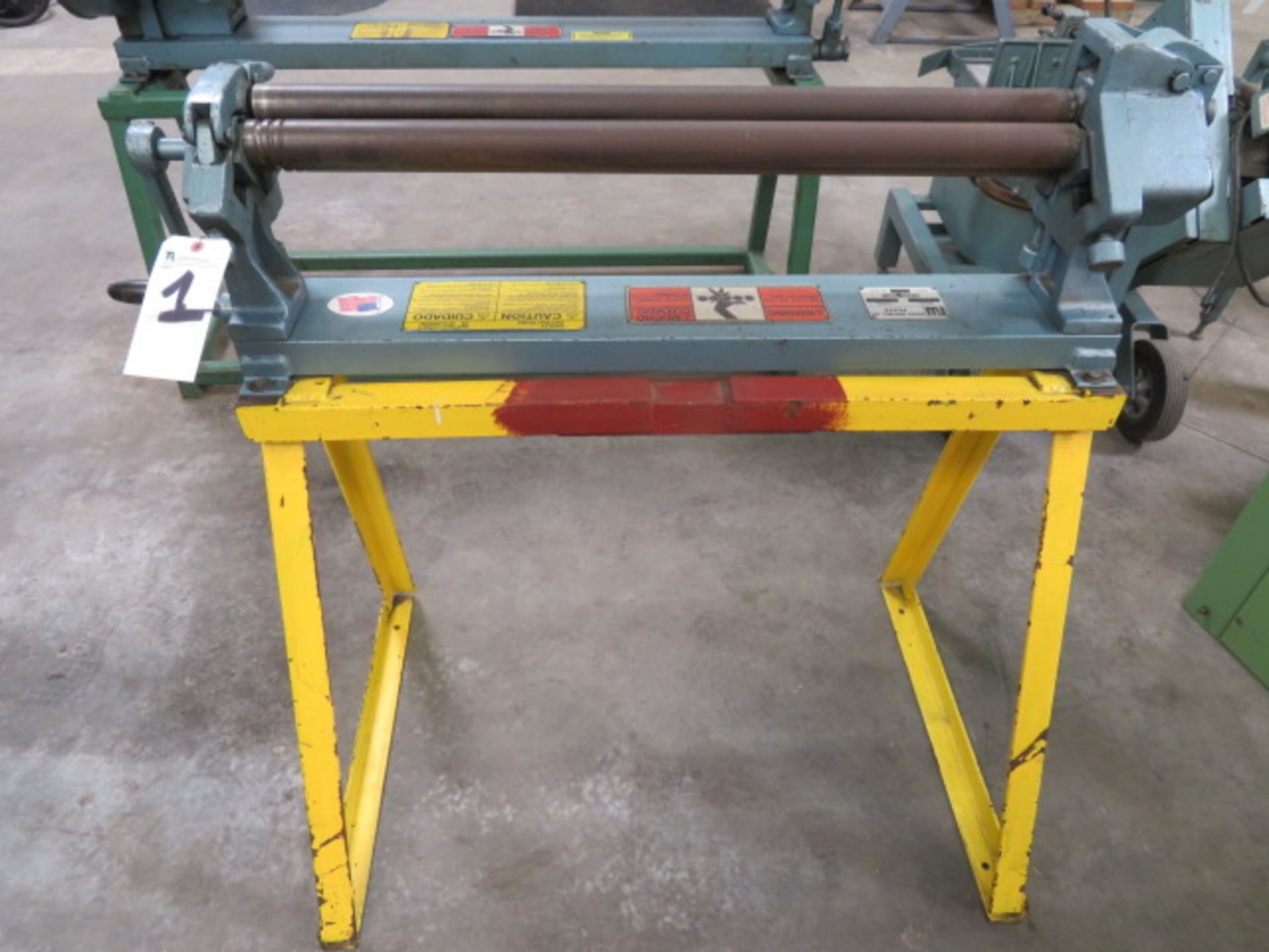 Roper Whitney mod. 381, Slip Roller, 36" x 2" Dia. Rolls x 22 Ga.