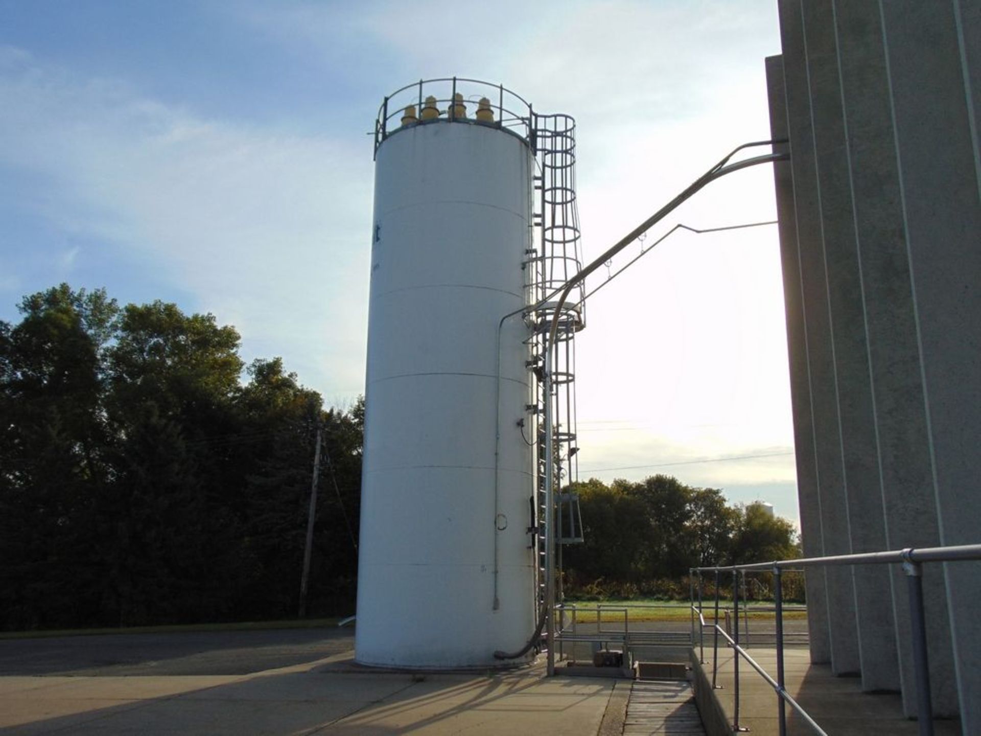 (2003) Columbian 2530 Cu. Ft. Flour Silo, Mild Steel, 12'Dia x 37'T (No Pipe)