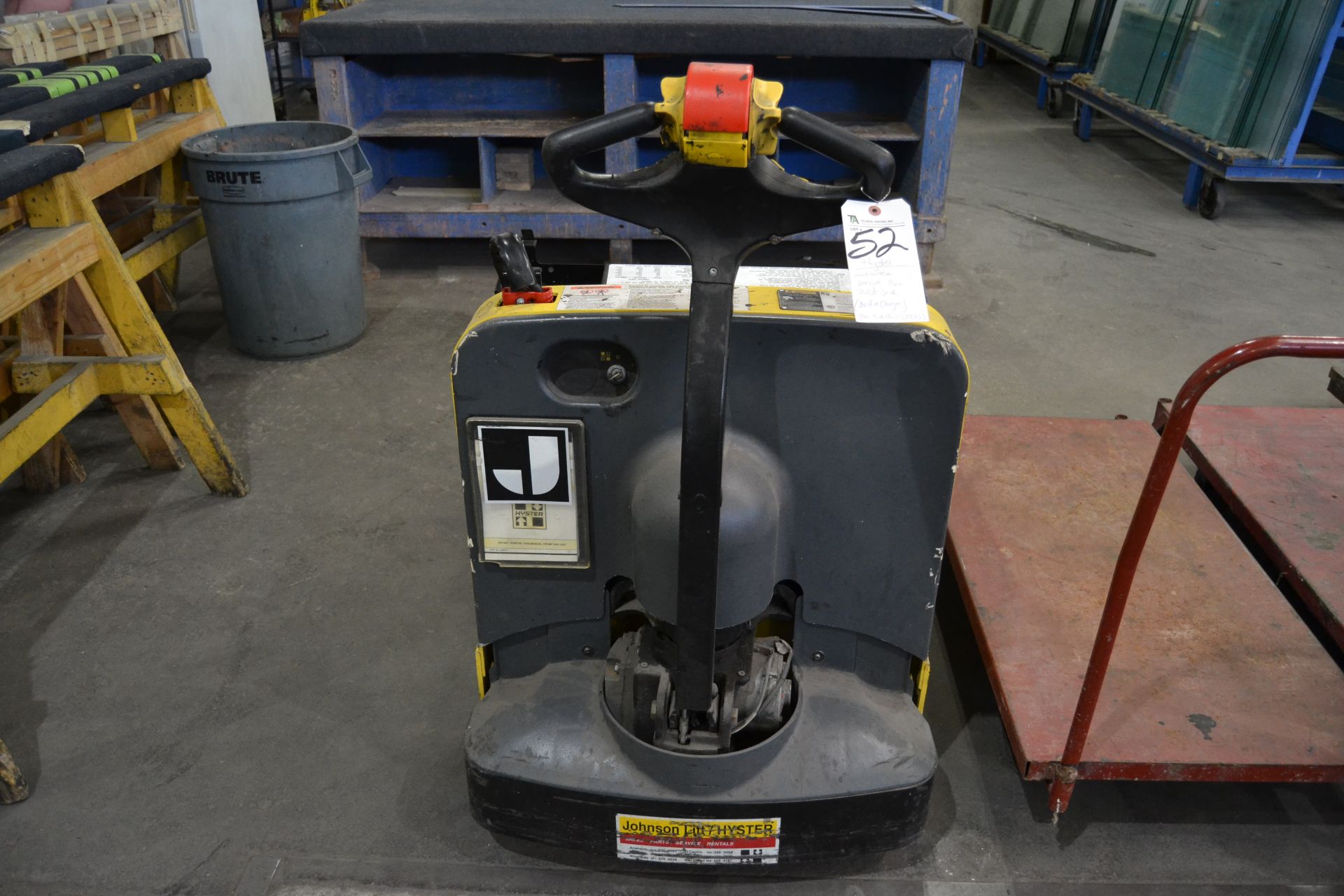 Hyster mod. W402, 24 Volt Electric Pallet Jack w/ Built-In Charger; S/N B218-N233-83J