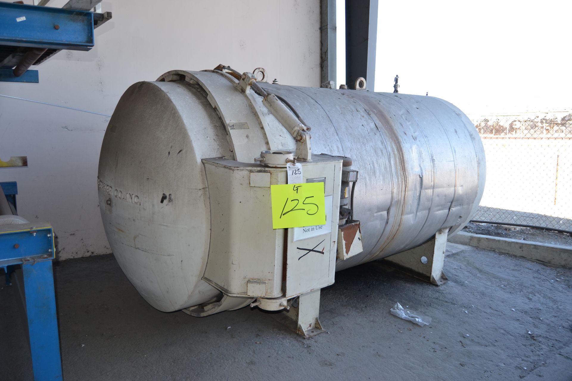 (1992) RE Baker 600, 5' x 8'L Autoclave