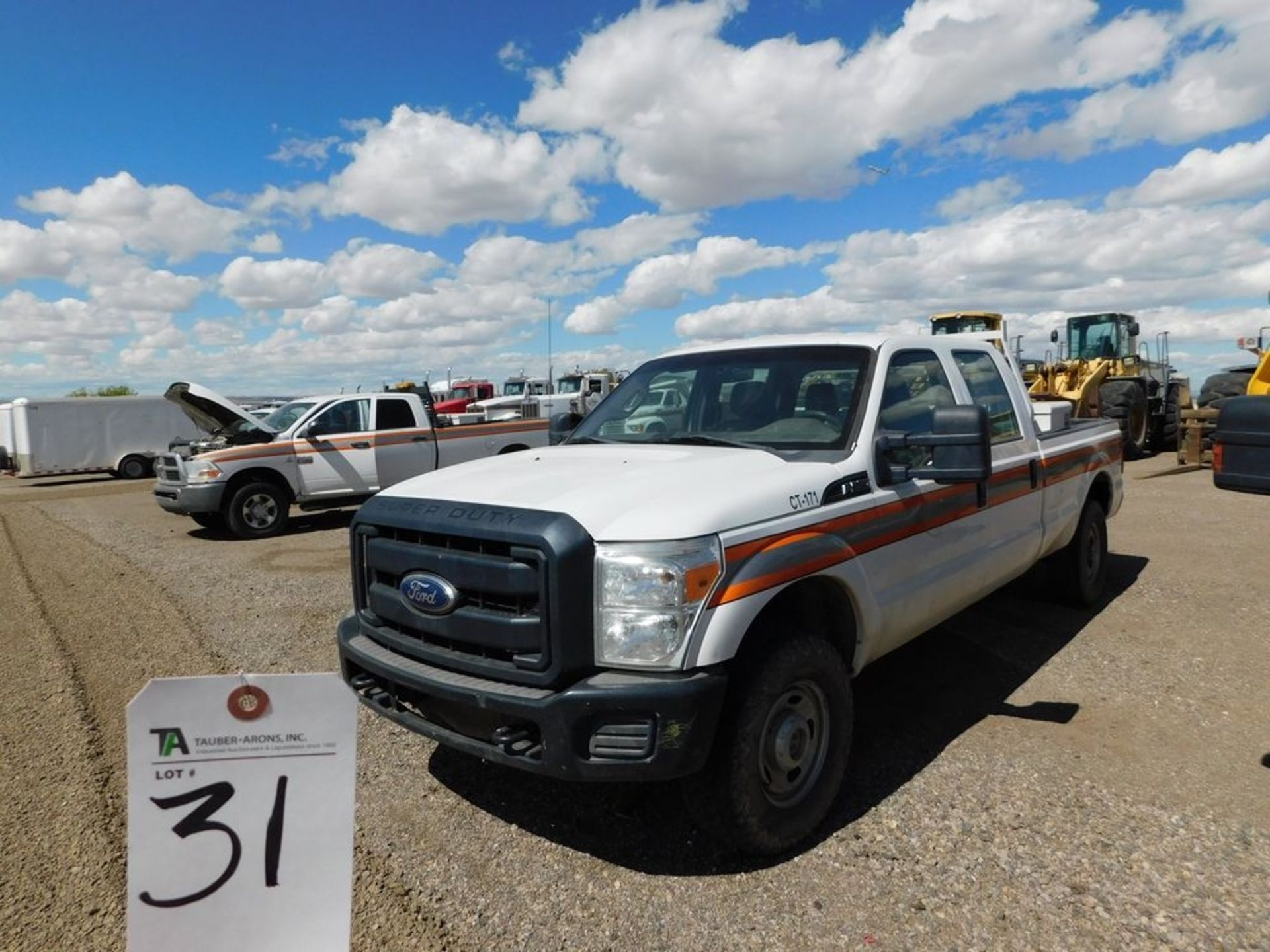 (2011) Ford F-250 Super Duty, 6.2L Gas Pick Up Truck, 4-Door, w/ Diesel Fuel Tank & Pump & Tool Box;