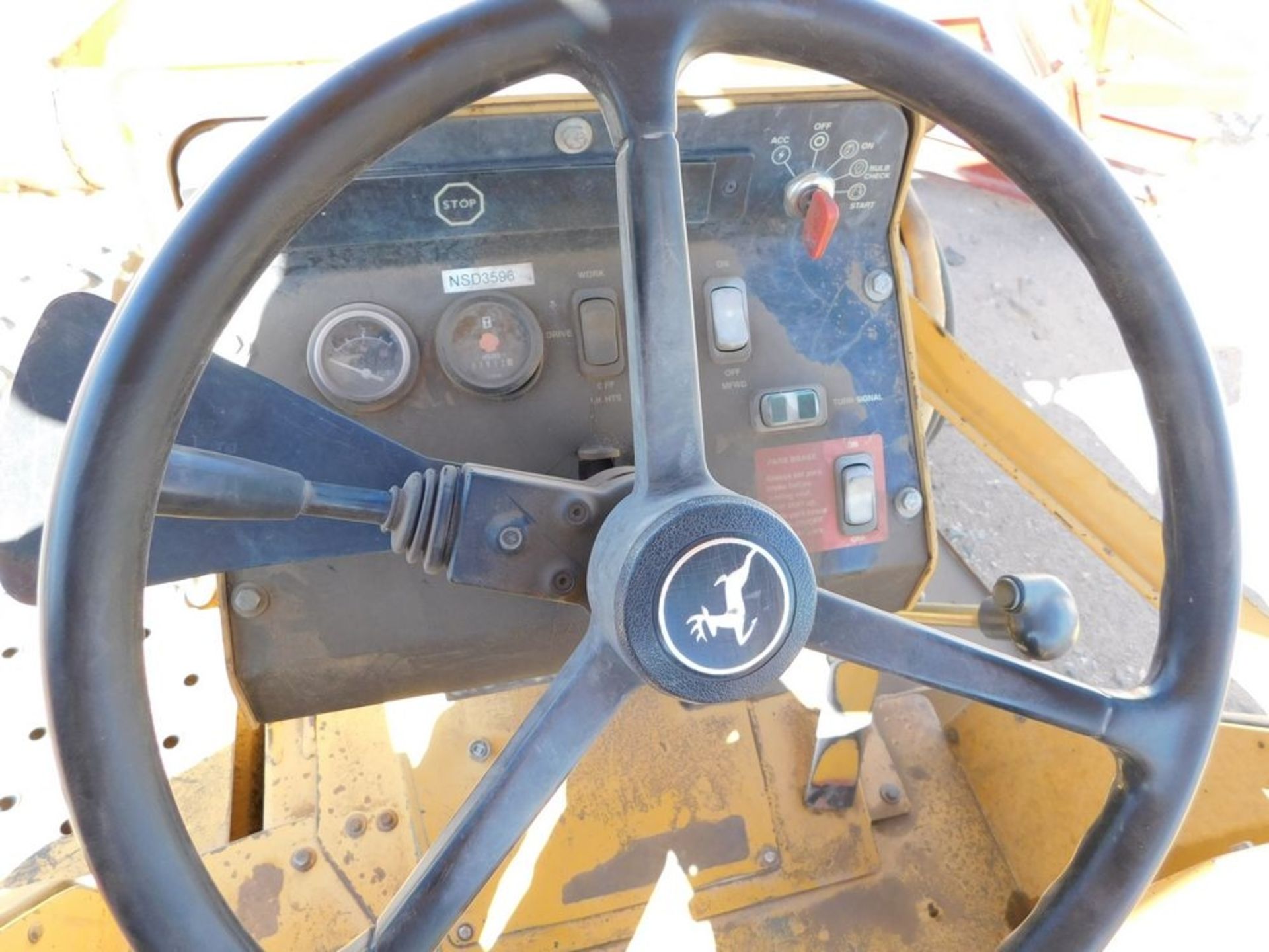 John Deere mod. 210LE Loader Grader Hours: 3812, Pin: T0210CE882469, CT-10 - Image 4 of 6