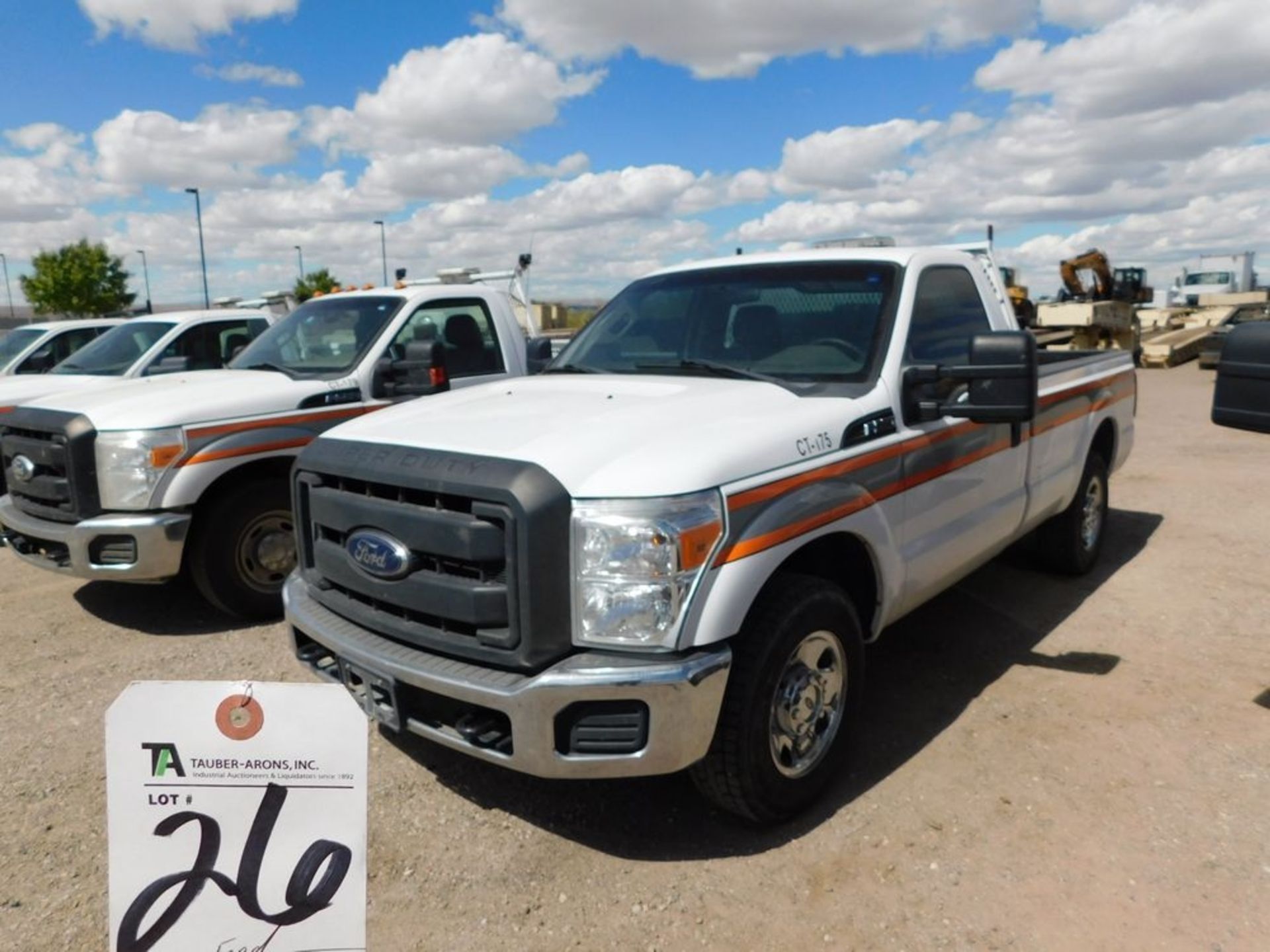 (2012) Ford F-250 Super Duty, 6.2L, Single Cab, Gas Pick Up Truck w/ Tool Box; Miles: 108,011;