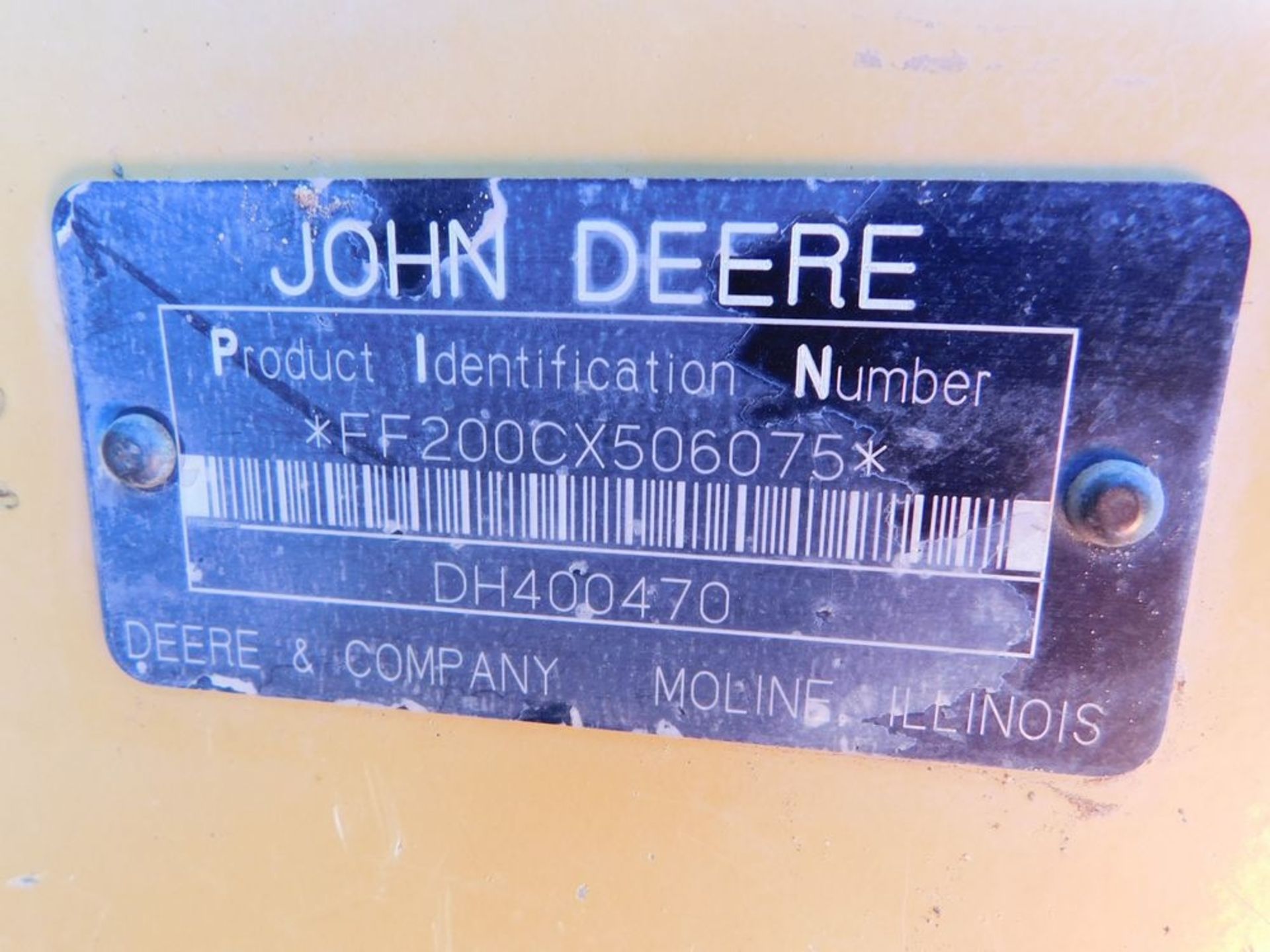 John Deere mod. 200CLC, Crawler Excavator w/ 32" Pads; Hours: 7,105; Pin: FF200CX506075 - Image 8 of 8