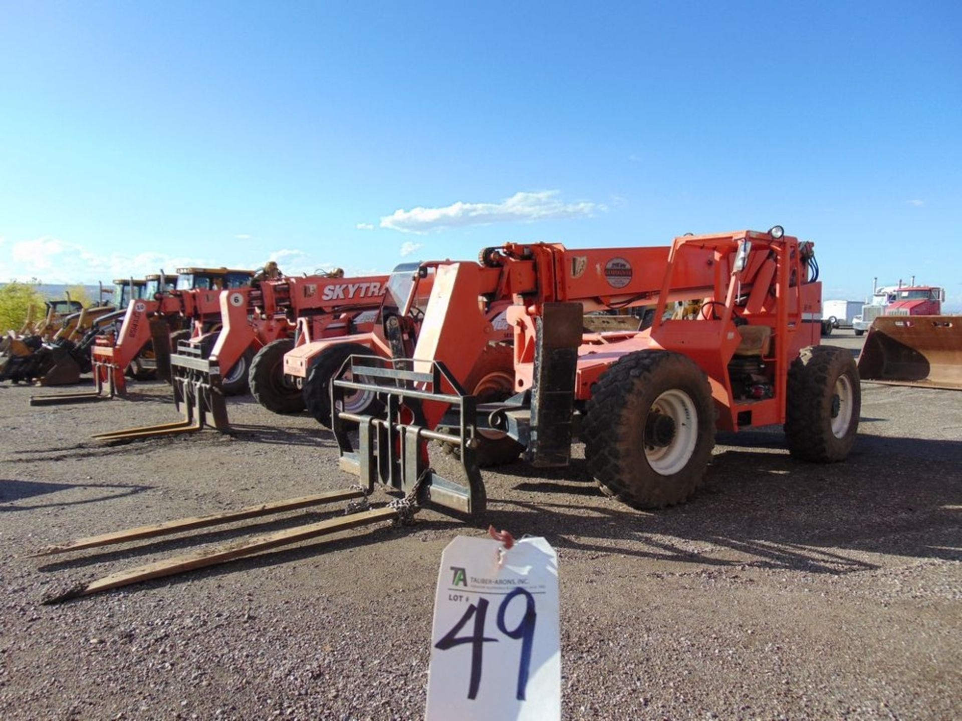 (1998) JLG mod. 10541, Sky Track Reach Type Forklift Diesel, 8'L Forks; Hours: 6090; S/N 8686, RF-