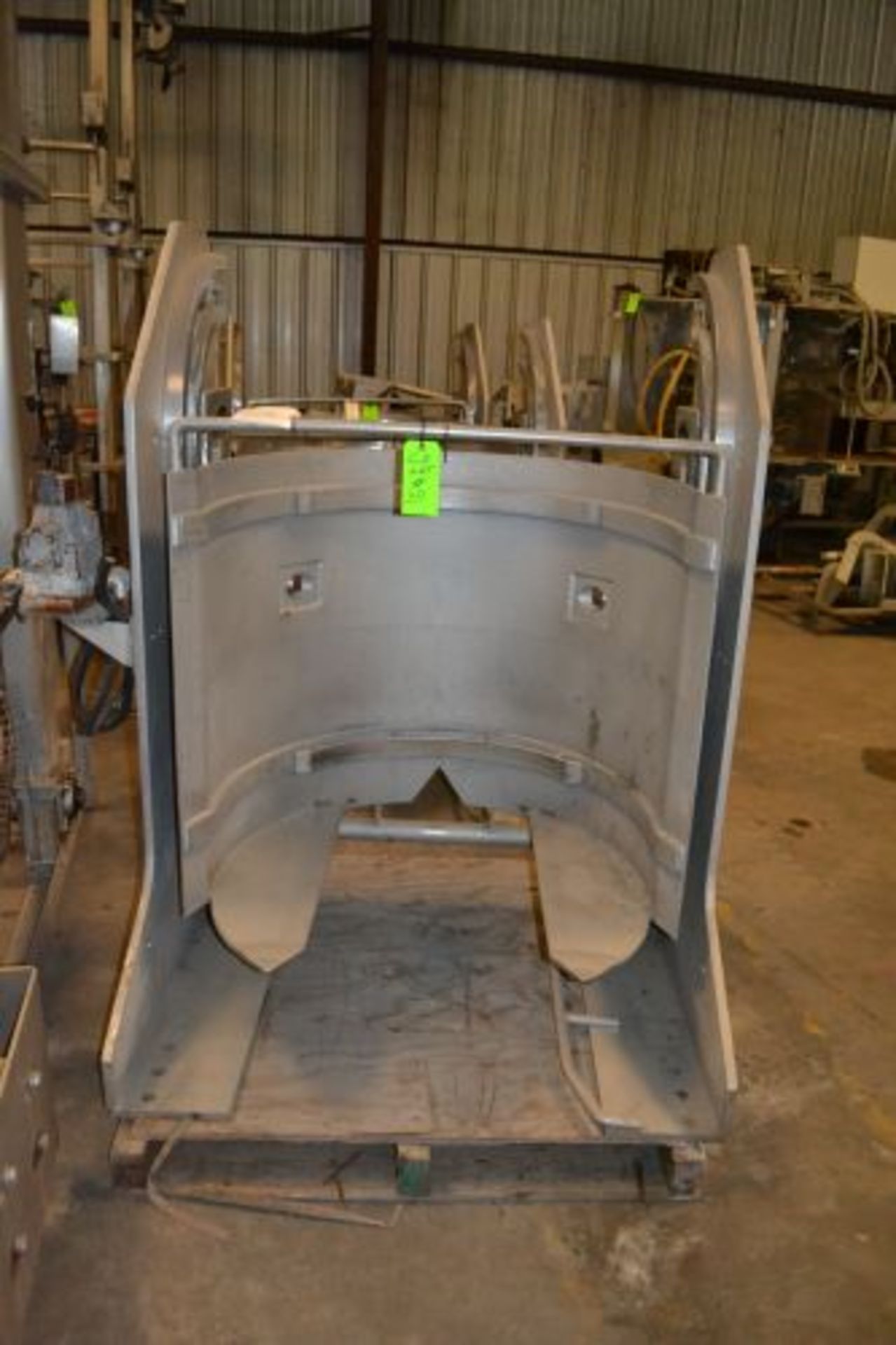 Stainless steel hydraulic barrel dumper - Image 3 of 3