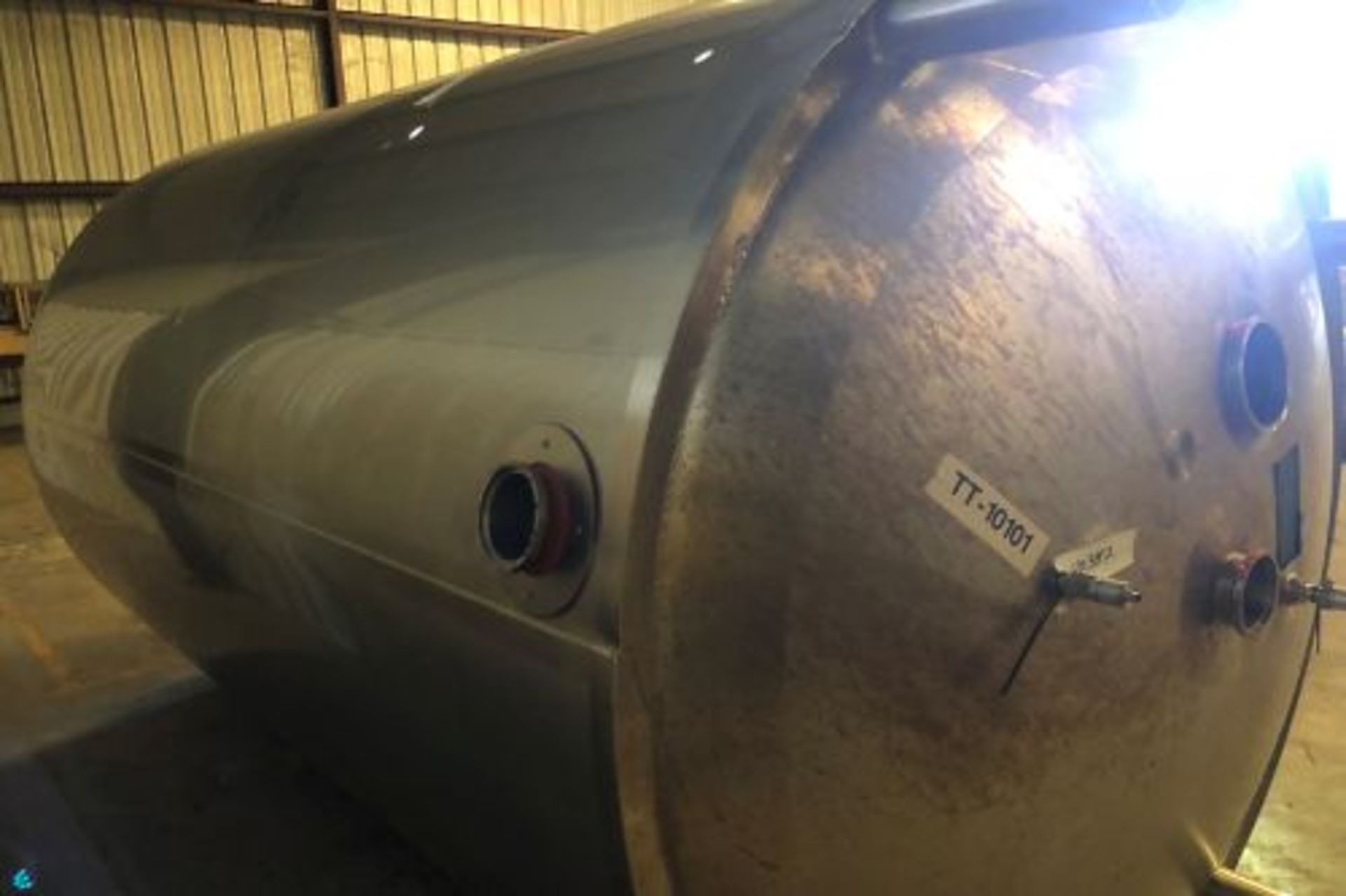 1750 insulated stainless steel mixing tank - Image 5 of 7