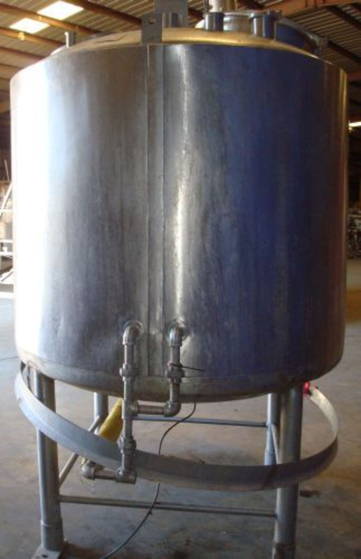 600 gallon Sharpsville stainless steel multiple jacket mixing tank - Image 2 of 8