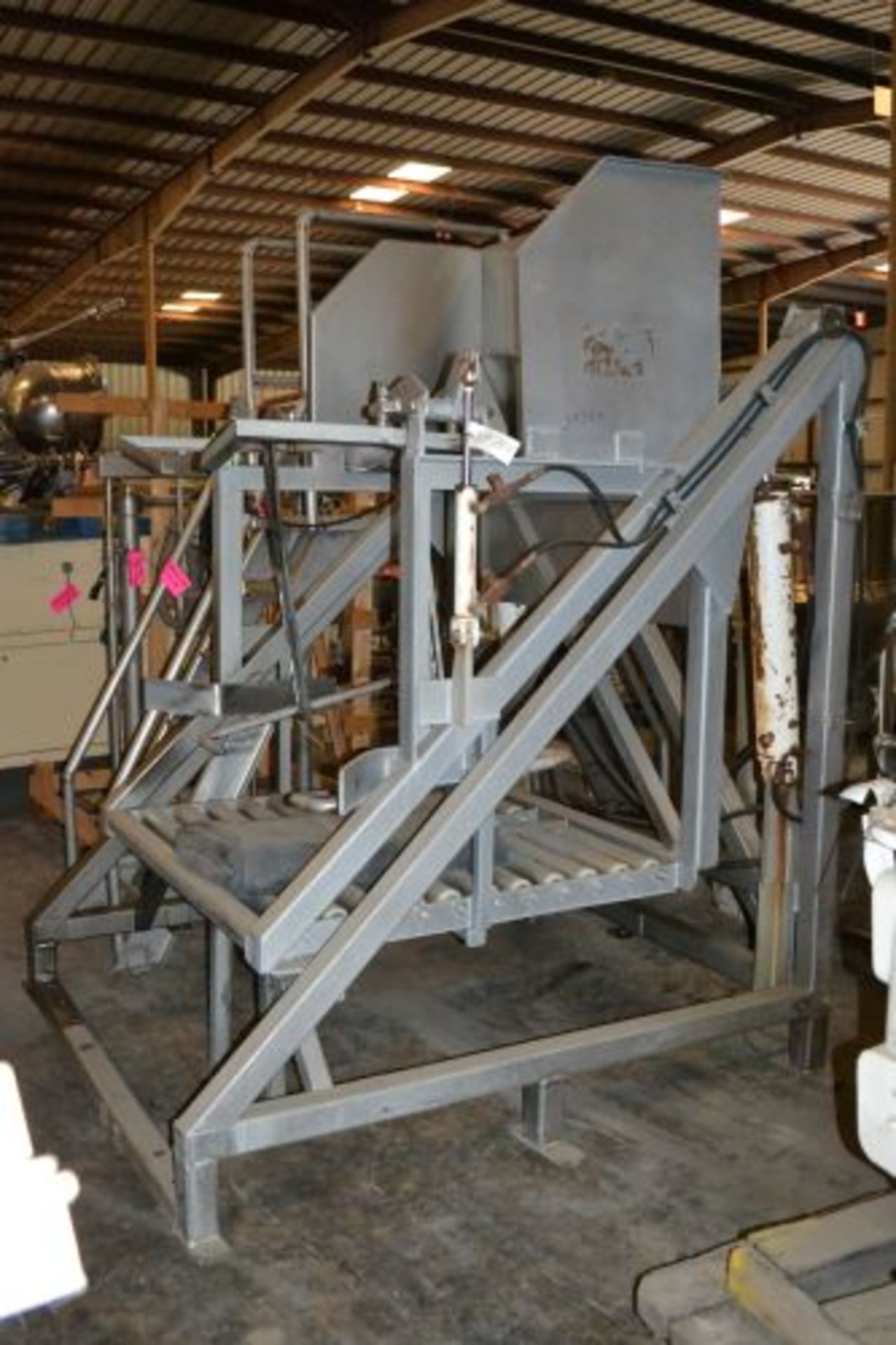 American Food Equipment stainless steel dumper for Schole bins - Image 4 of 7