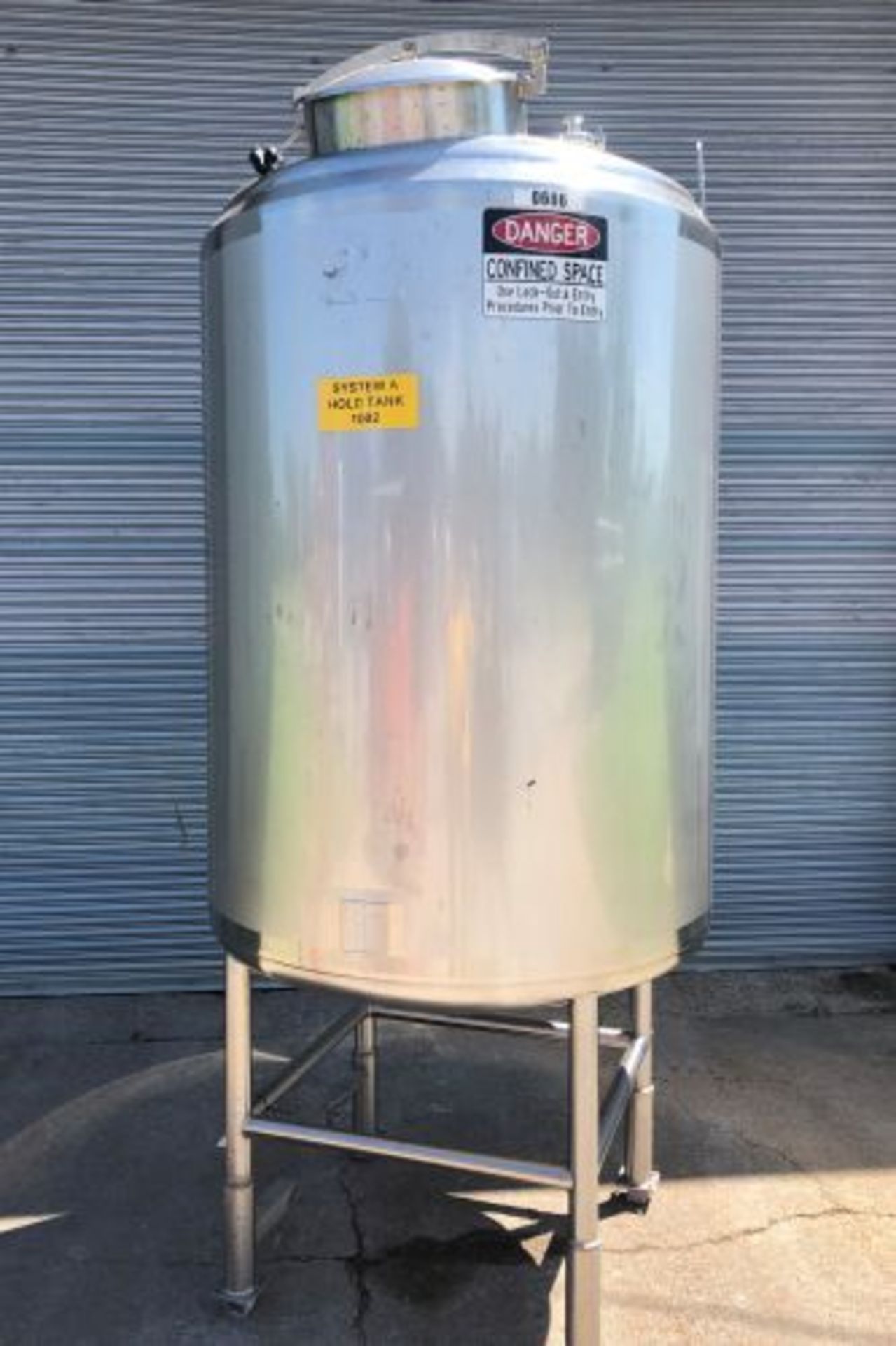 350 gallon A & B Process Systems stainless steel insulated tank