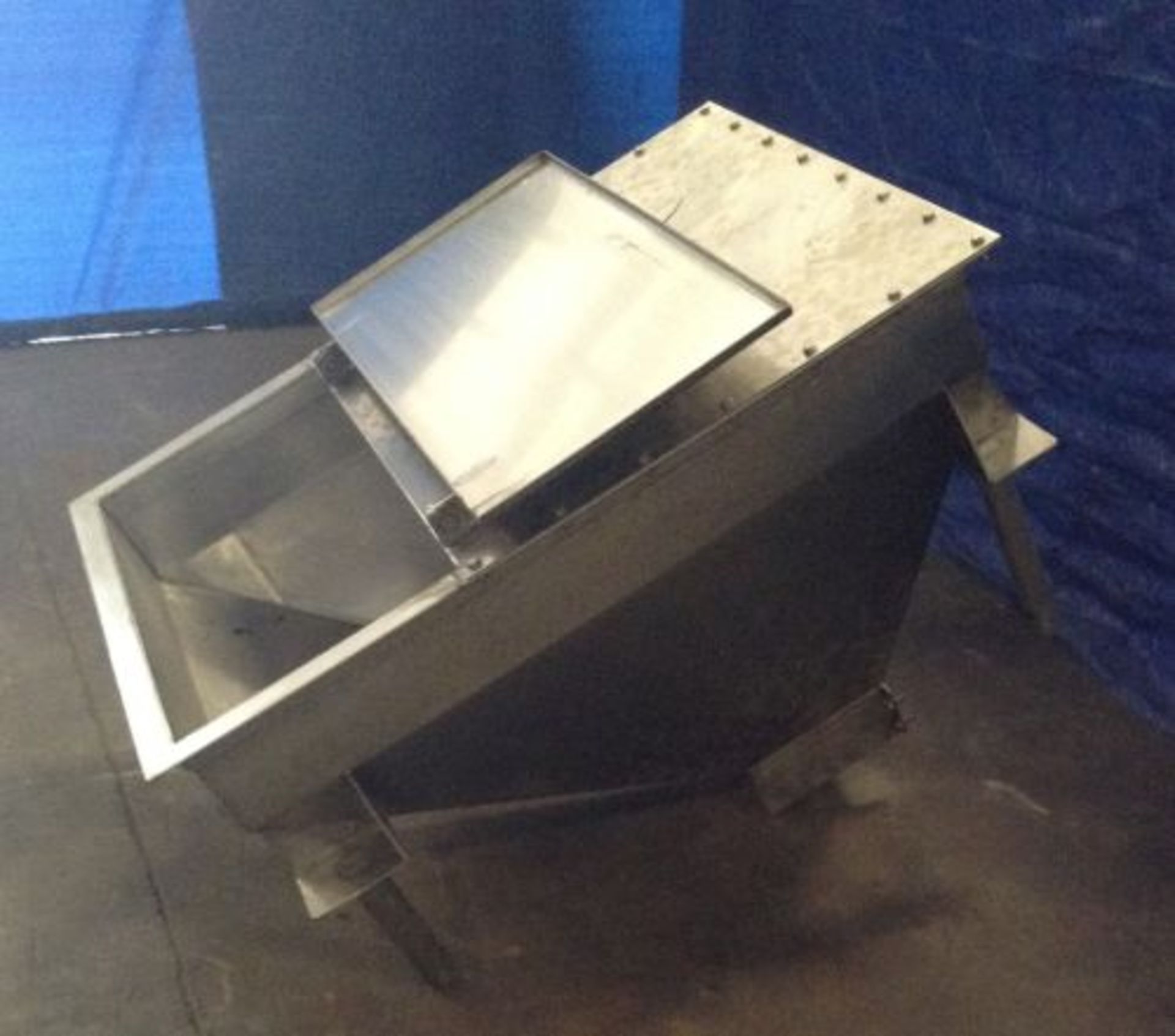 150 gallon stainless steel hopper