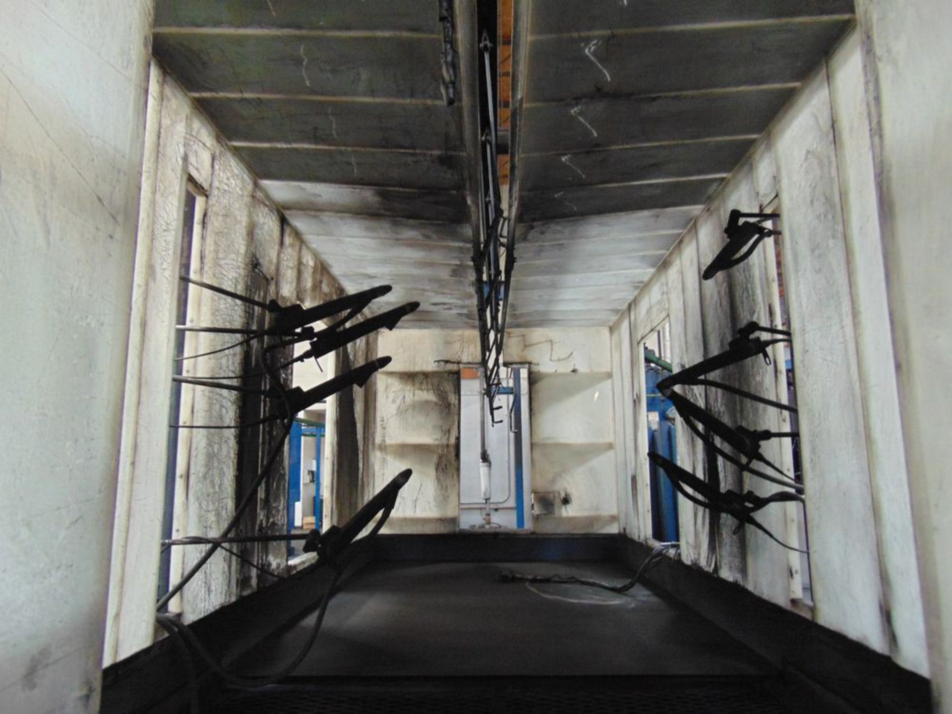 AIS-Wash/Powder Conveyorized Spray Paint Line, Consisting of: 40" x 36" Wash Tunnel, (5) Sections - Image 5 of 7