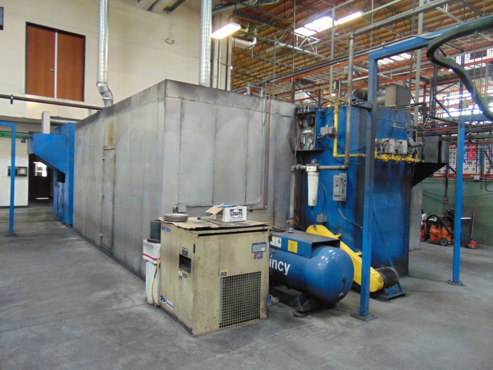 AIS-Wash/Powder Conveyorized Spray Paint Line, Consisting of: 40" x 36" Wash Tunnel, (5) Sections - Image 3 of 7