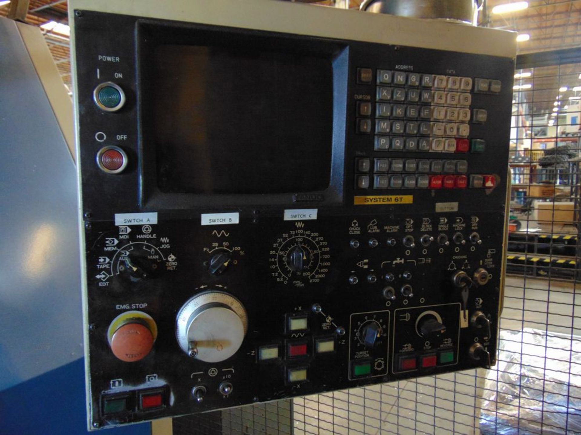 Takamatsu mod. EM-2A, CNC Turning Center w/ Fanuc System 6T Controls; S/N n/a - Image 5 of 5