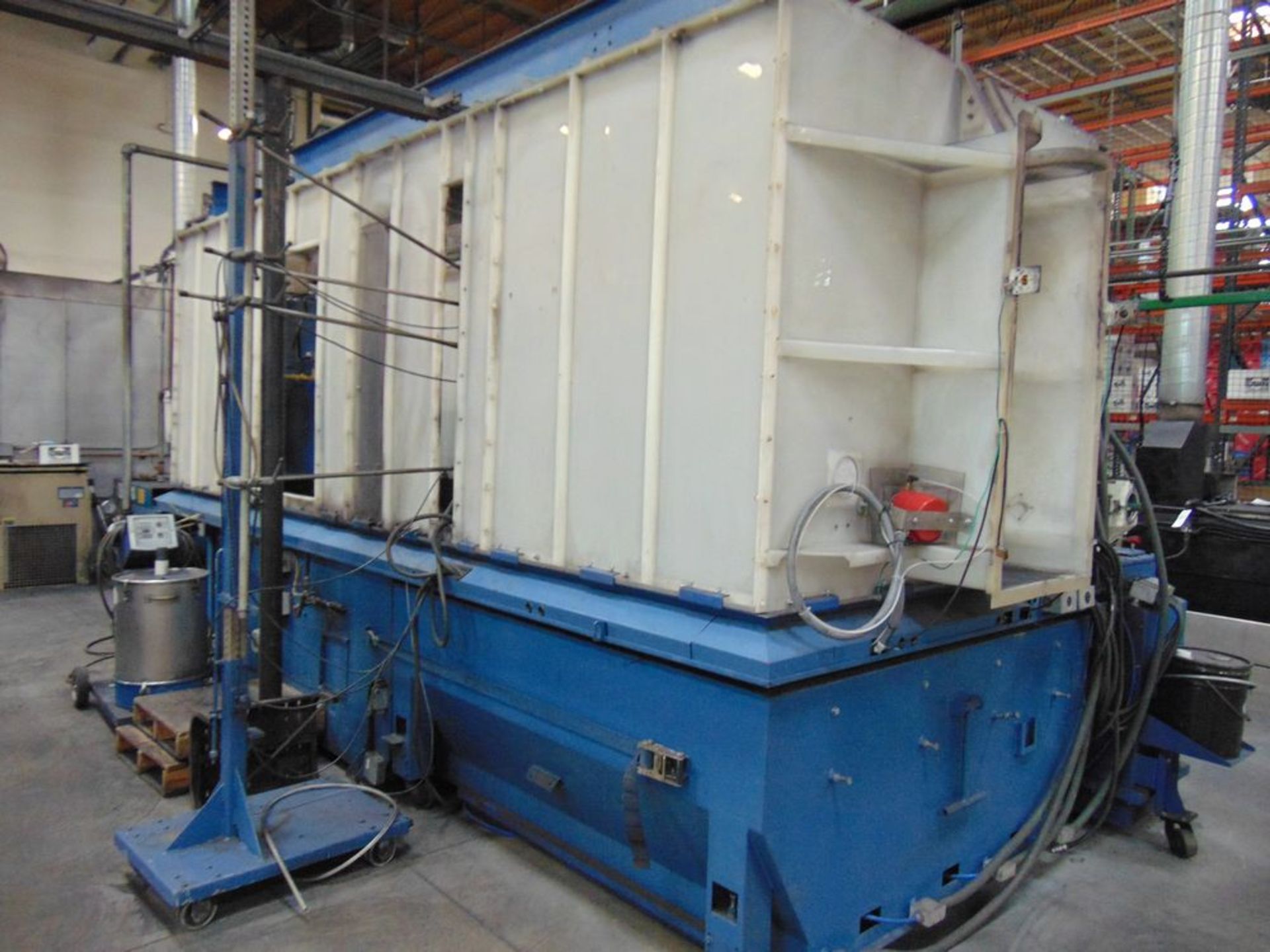 AIS-Wash/Powder Conveyorized Spray Paint Line, Consisting of: 40" x 36" Wash Tunnel, (5) Sections - Image 4 of 7
