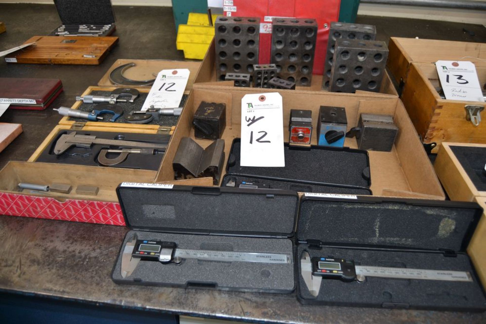 (Lot) Misc. Inspection Tooling, Mics, Calipers - Image 2 of 2