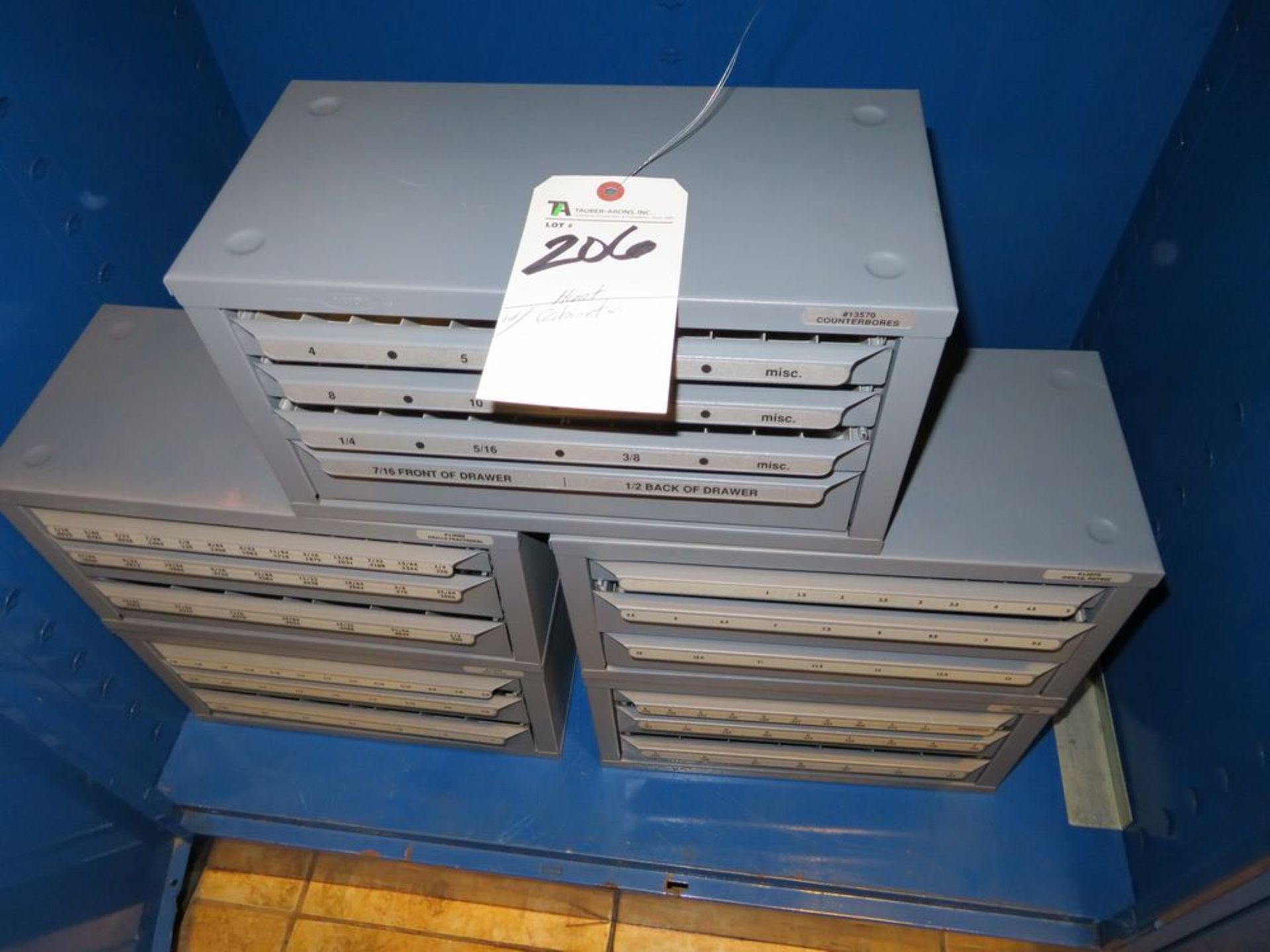 (Lot) (5) Huot Cabinets