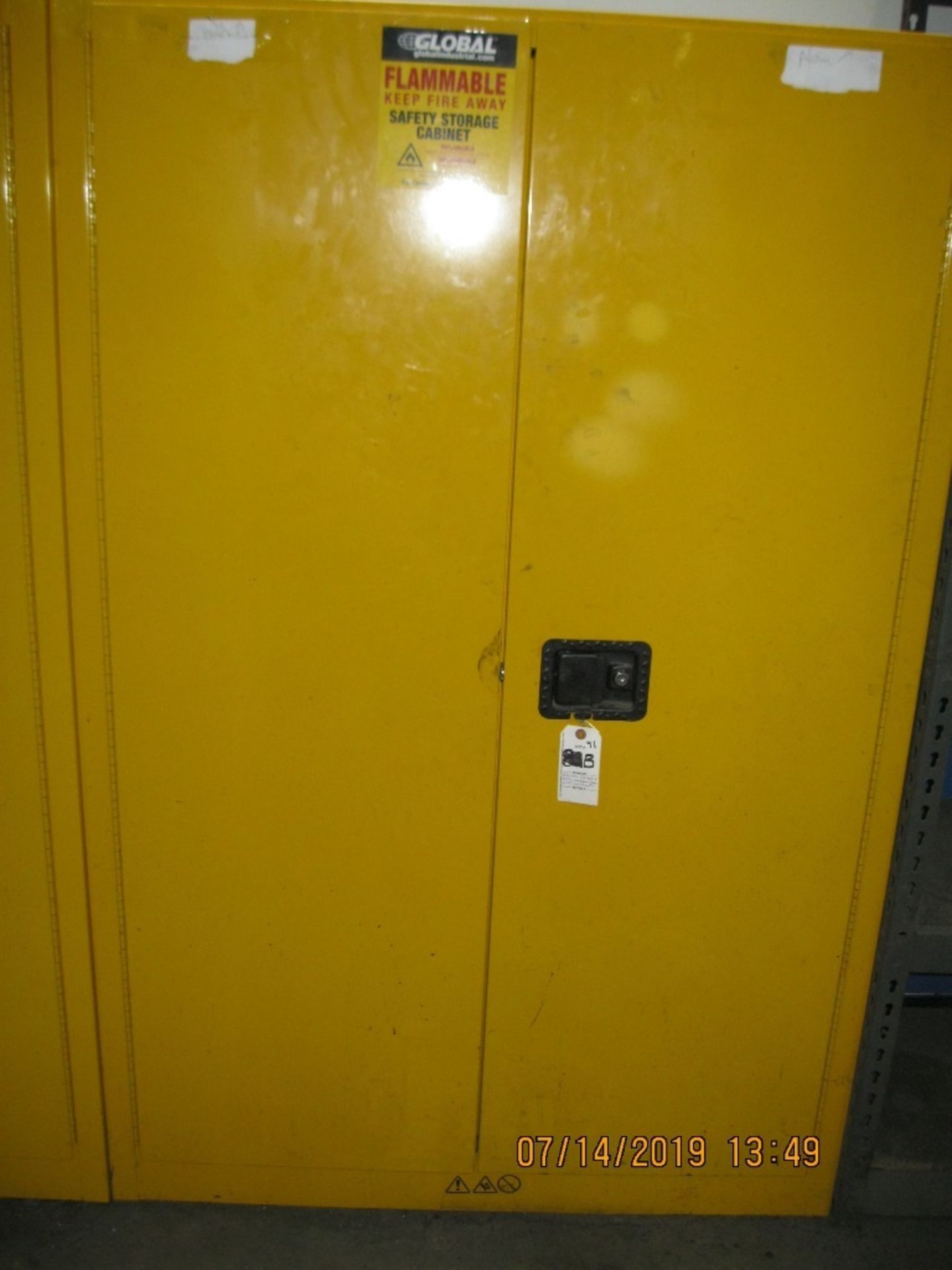 Edsal Safety Storage Cabinet, m# SC450FP 2-door With Contents