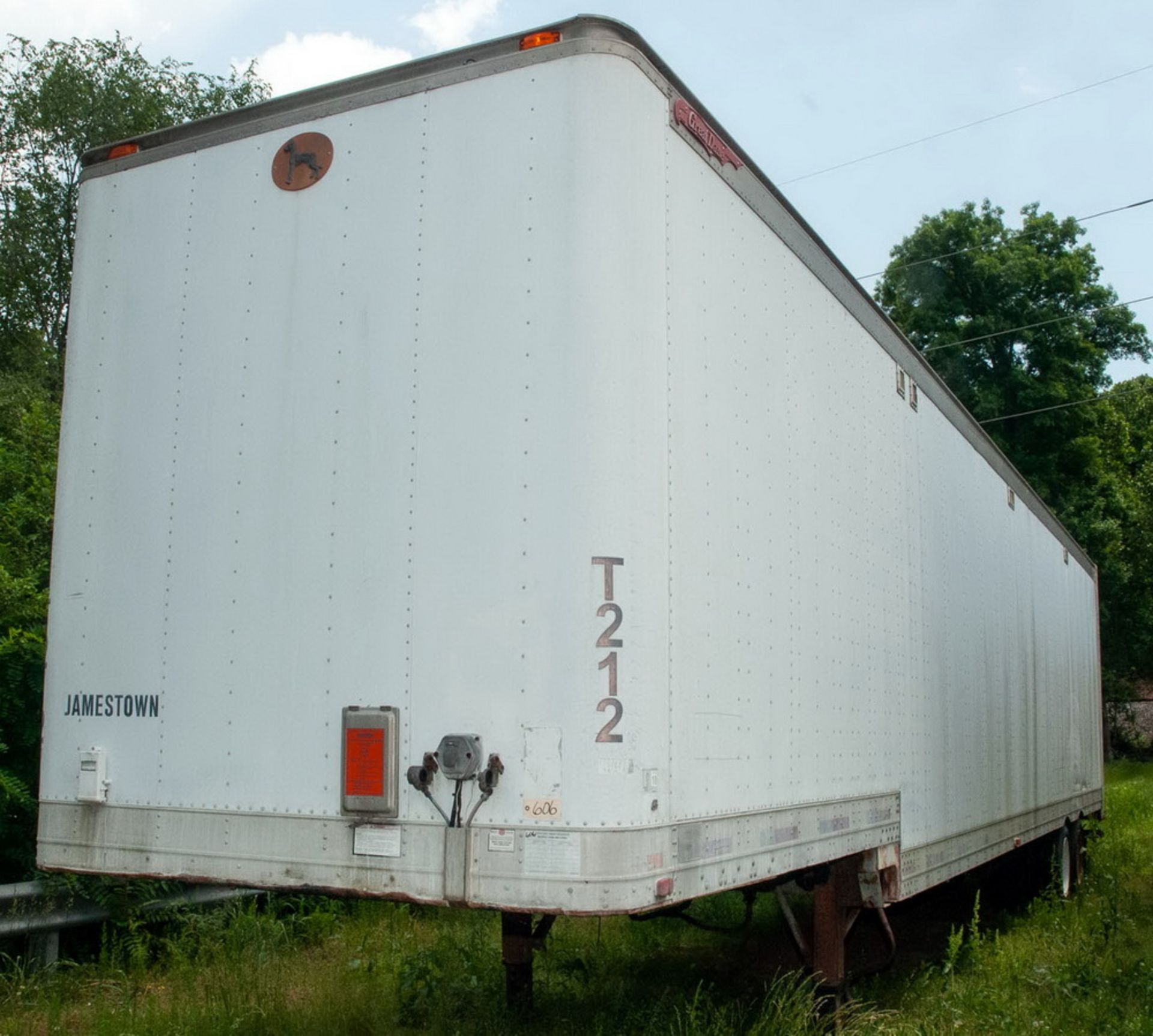 1996 Great Dane Dry Van trailer, VIN # 1GRAA9629TSO64518, Approx 48' with any Contents