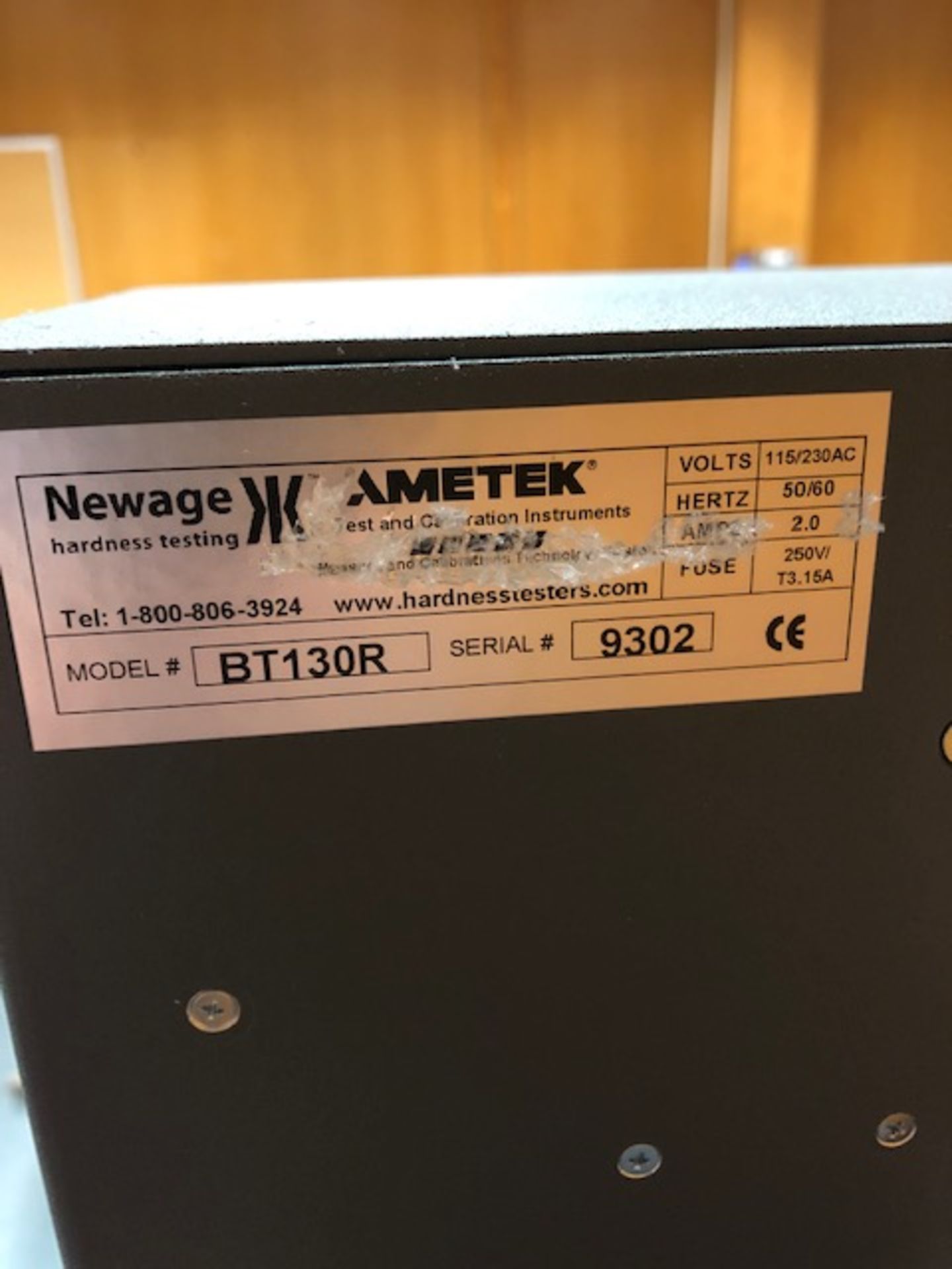 Newage Ametek BT130R hardness Tester (new) - Image 3 of 4