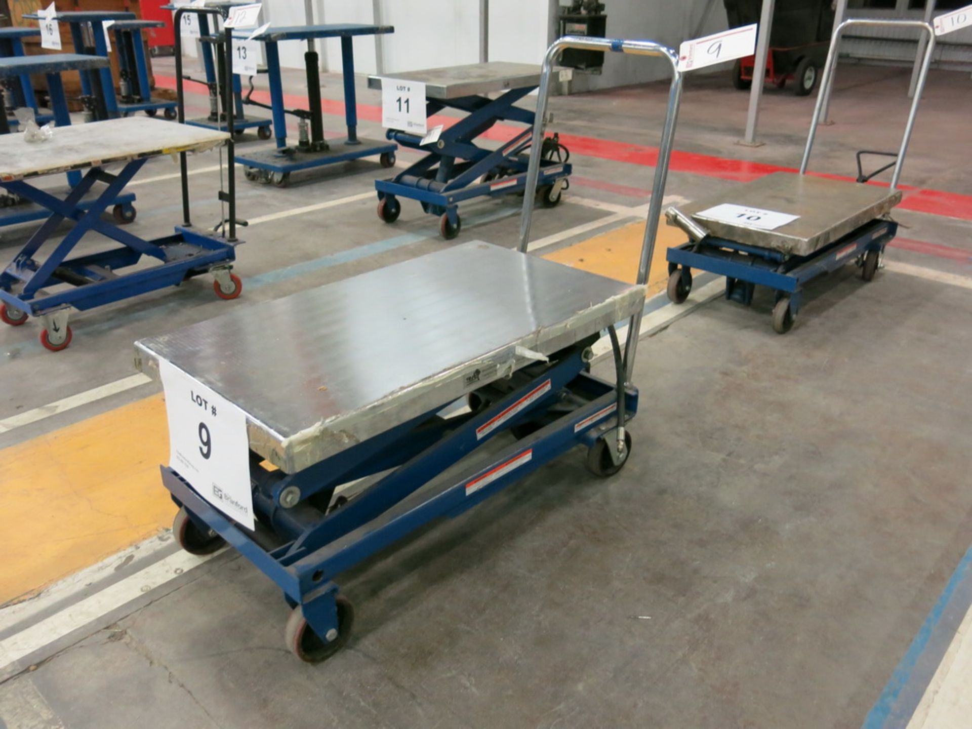 Hydraulic/Pneumatic Die Lift Cart