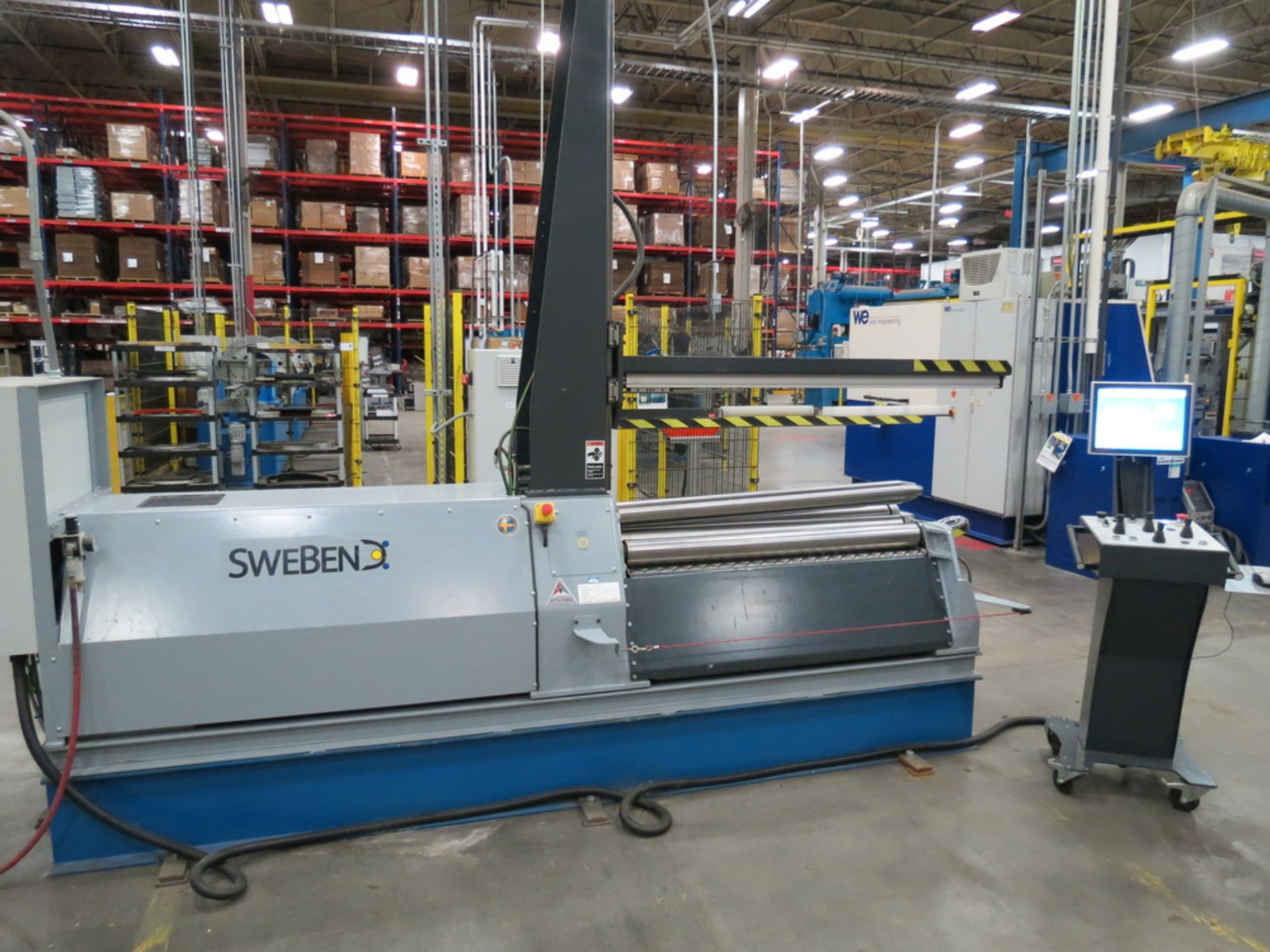 2016 SweBend PB4B 4-Roll Precision Plate Bending Roll