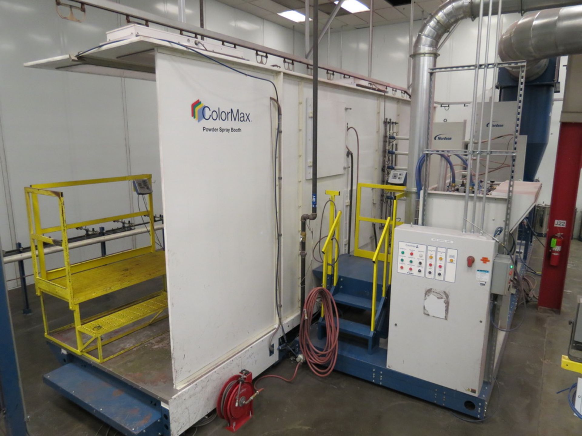 BULK BID - Nordson Automated & Manual Paint Line with Wash & Dry Sections