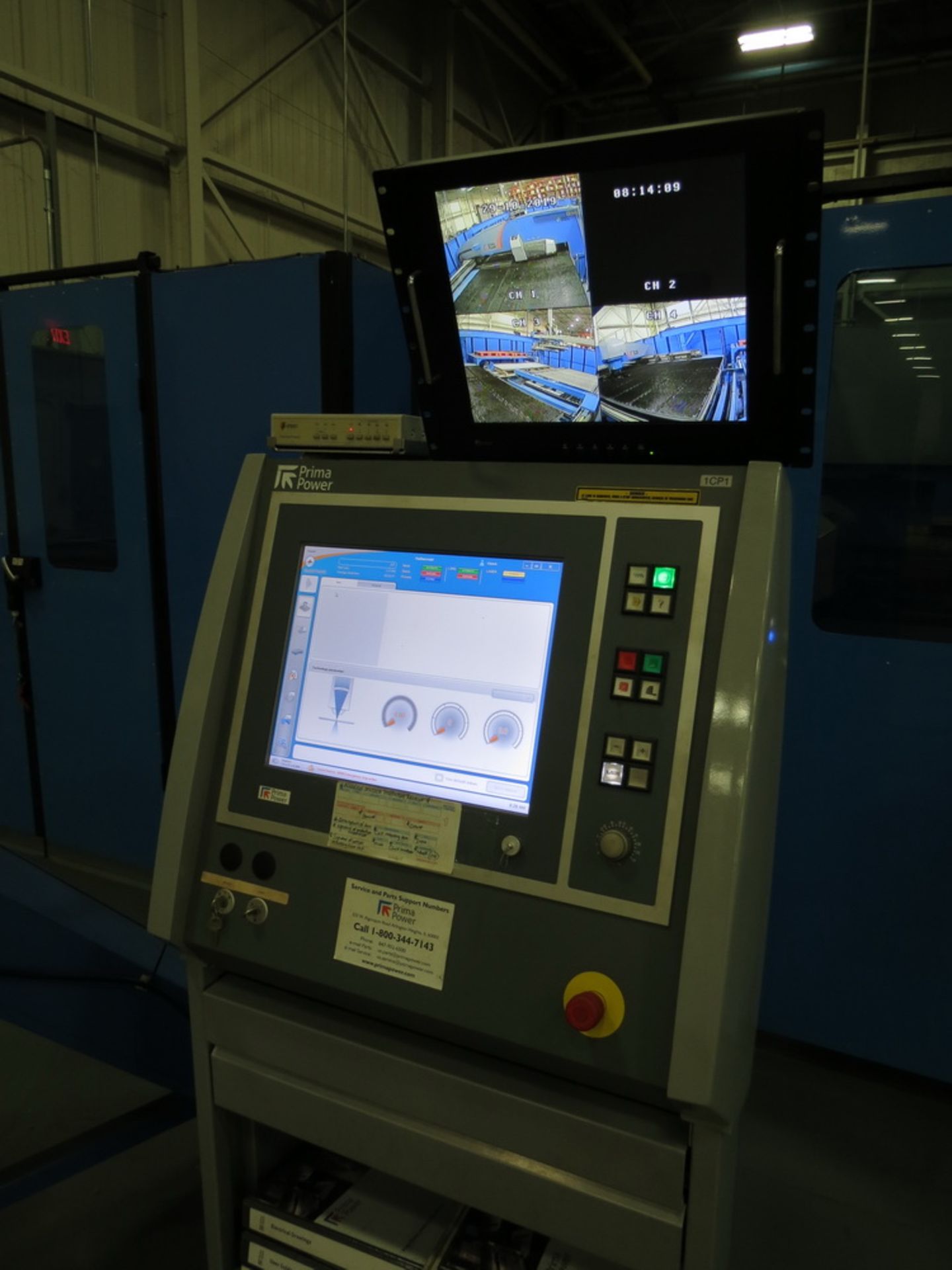 2016 Prima Power LPe6F Combination Punch/Fiber Laser Fabrication Cell - Image 10 of 38