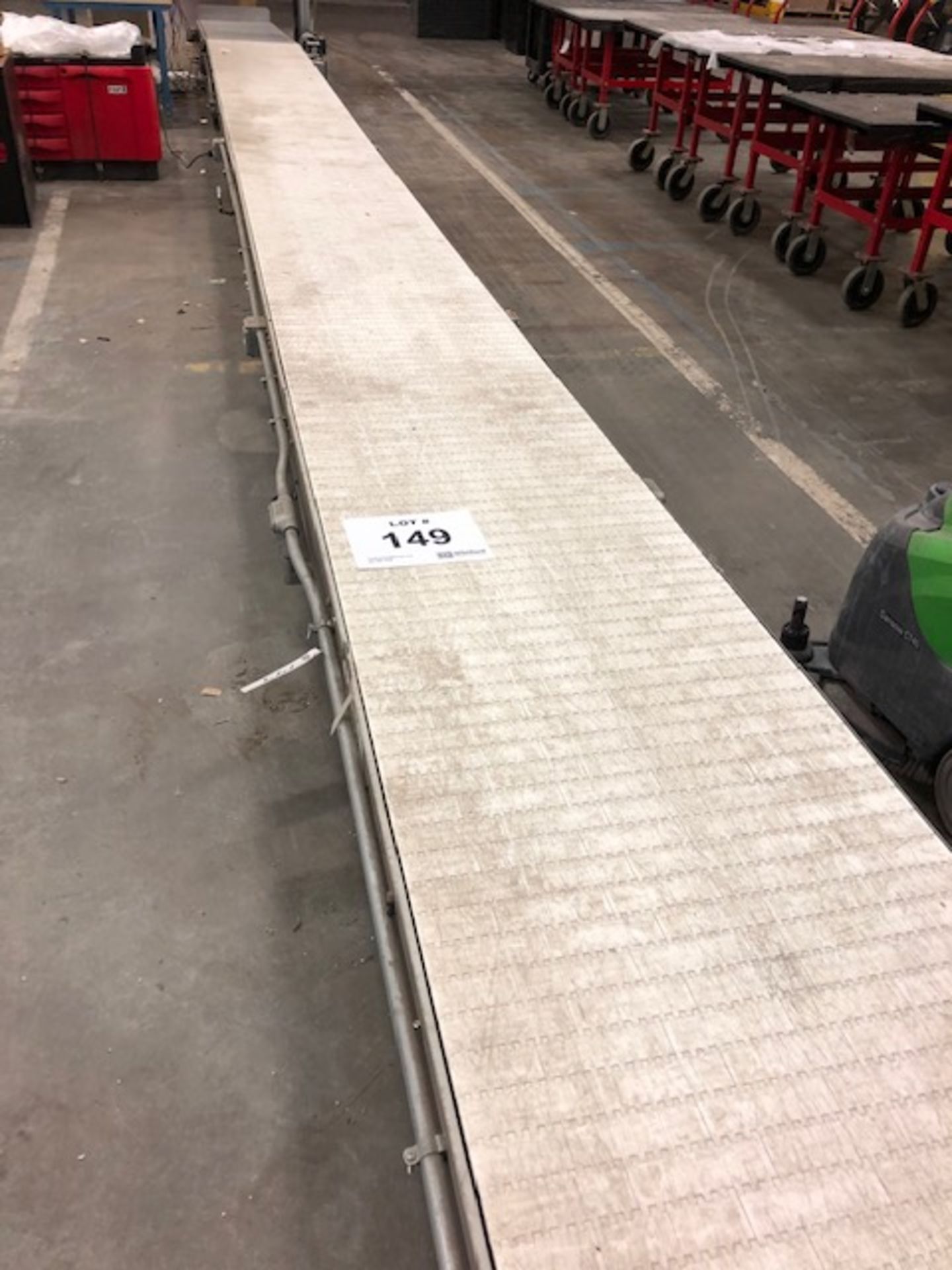 Keenline 35' Variable Speed Power Belt Conveyor, 30" Wide