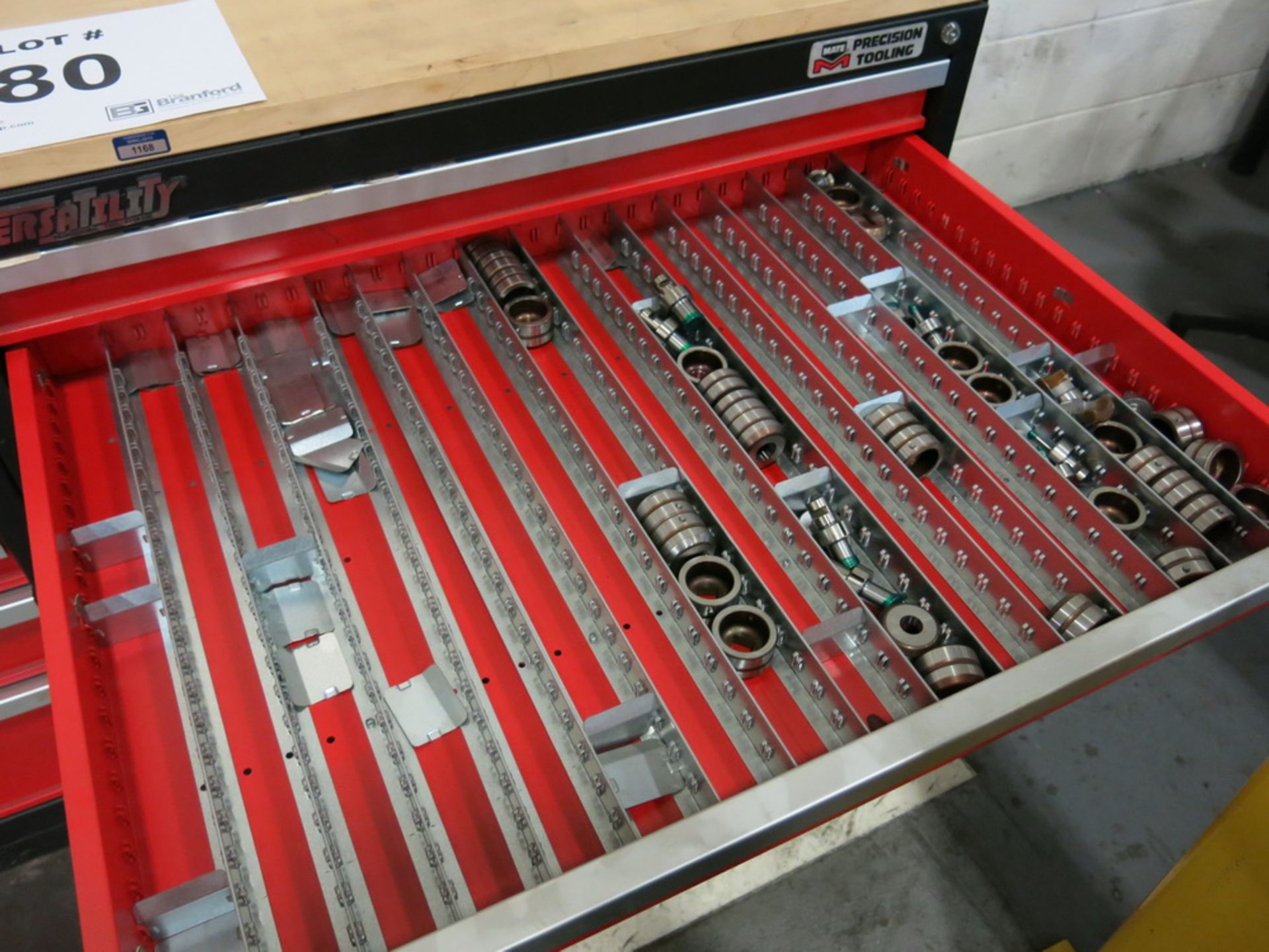 Mate Punch Press Tooling: 6-Drawer Lista Style Cabinet w/ Punch Press Tooling - Image 3 of 7