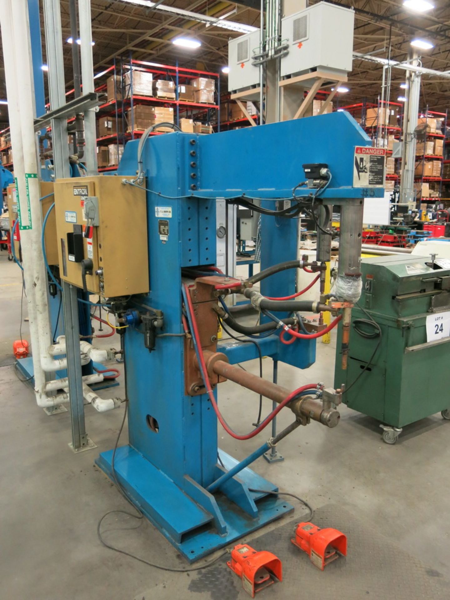 2014 TJ Snow 100 KVA @ 50 Percent M.F.D.C. Dual Head Spot Welder - Image 2 of 3