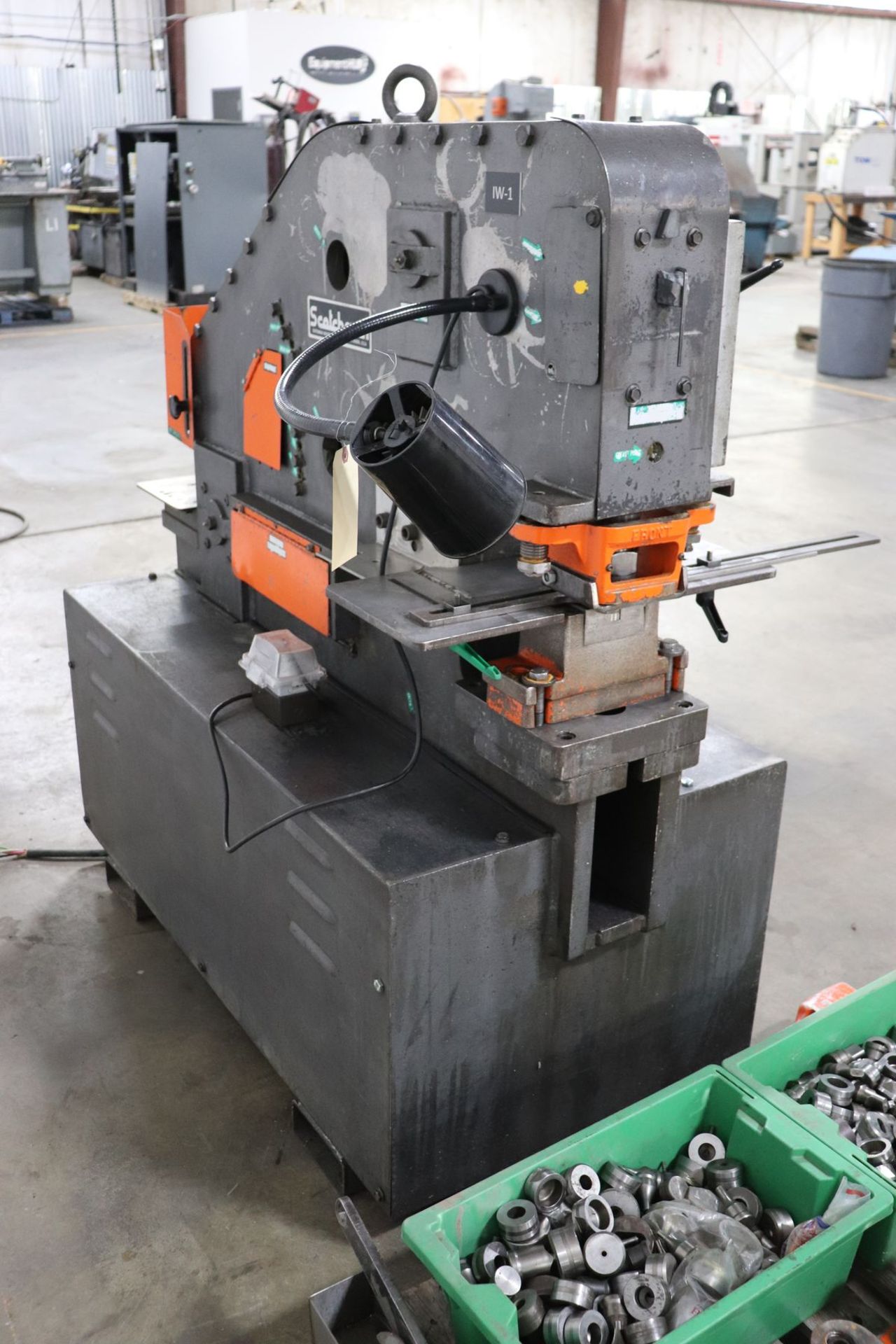 Scotchman FI-51 F1-5109-14M 51 Ton Hydraulic Ironworker, Lots of Tooling / Attachments - Image 12 of 13