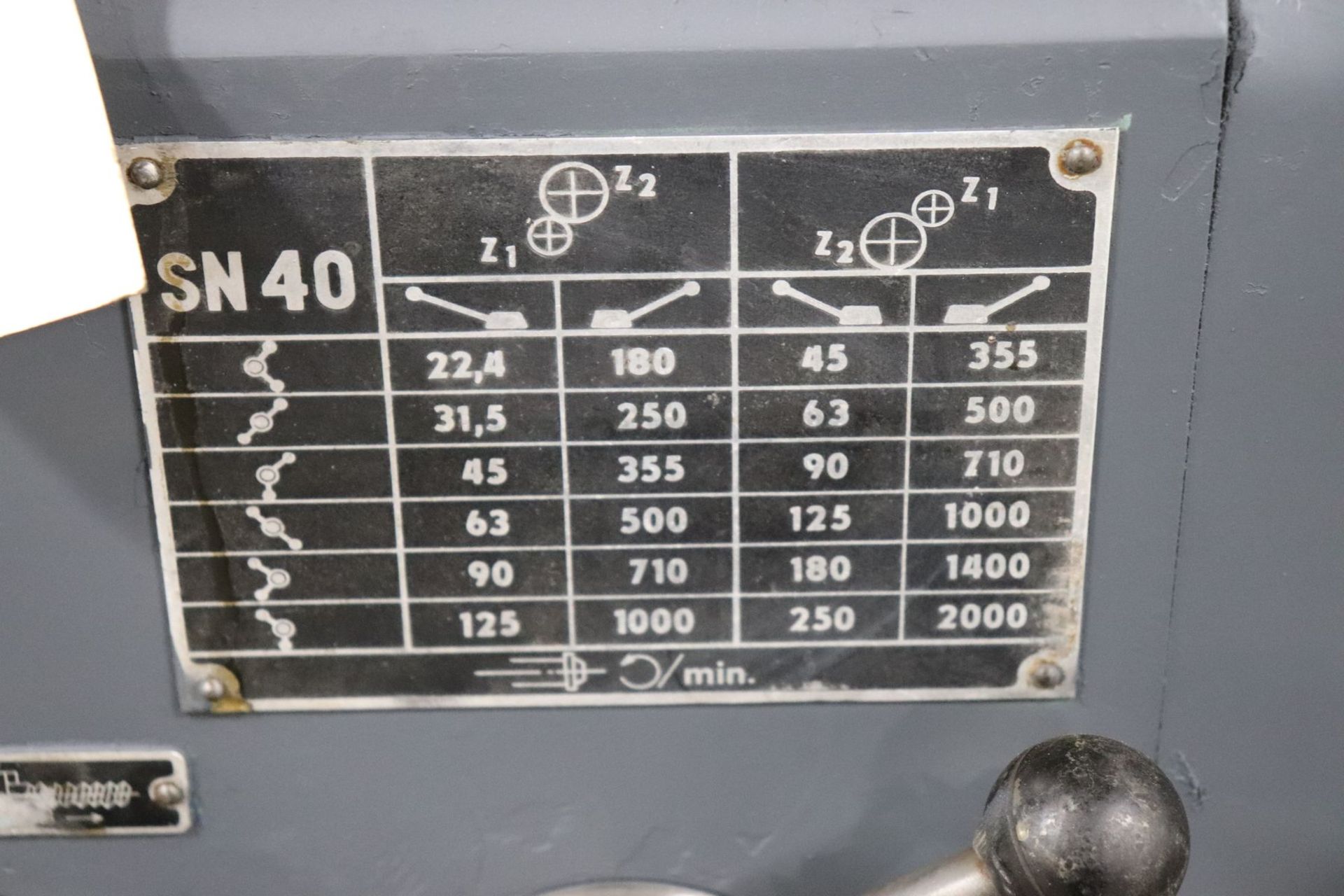 Tos Trencin SN 40B 16" x 60" Gap Bed Engine Lathe - Image 8 of 12