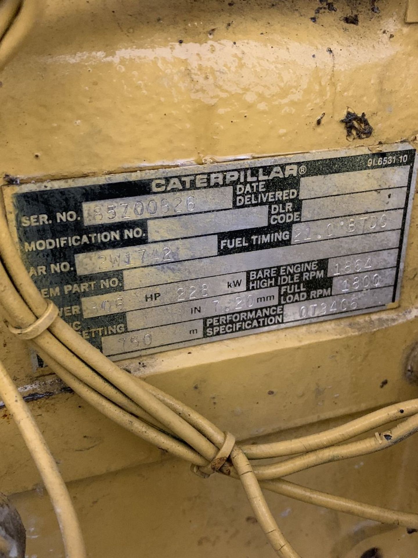 Caterpillar SR4 3306 200 Kw Diesel Standby Generator, 240 / 480V - Image 12 of 12