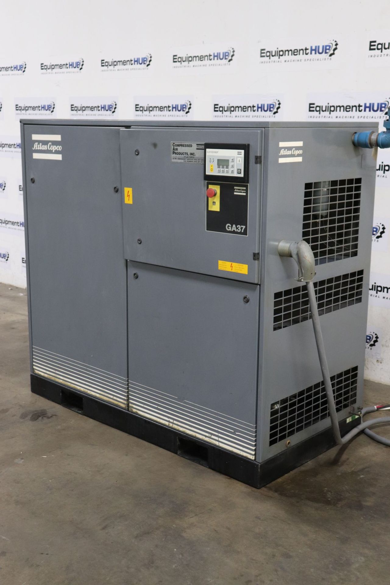 Atlas Copco GA37 50HP Rotary Air Compressor - Image 2 of 13