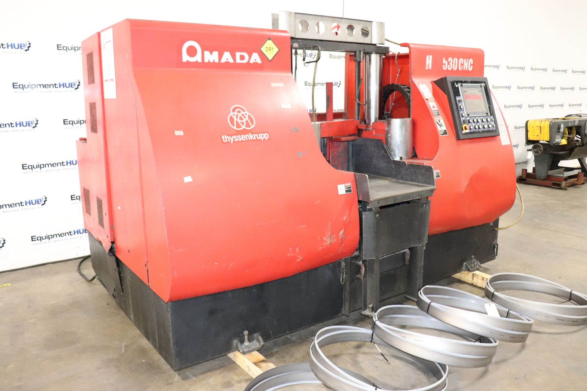 Amada HFA 530 CNC 20.9" x 20.9" Horizontal CNC Controlled Metal Cutting Band Saw - Image 3 of 12