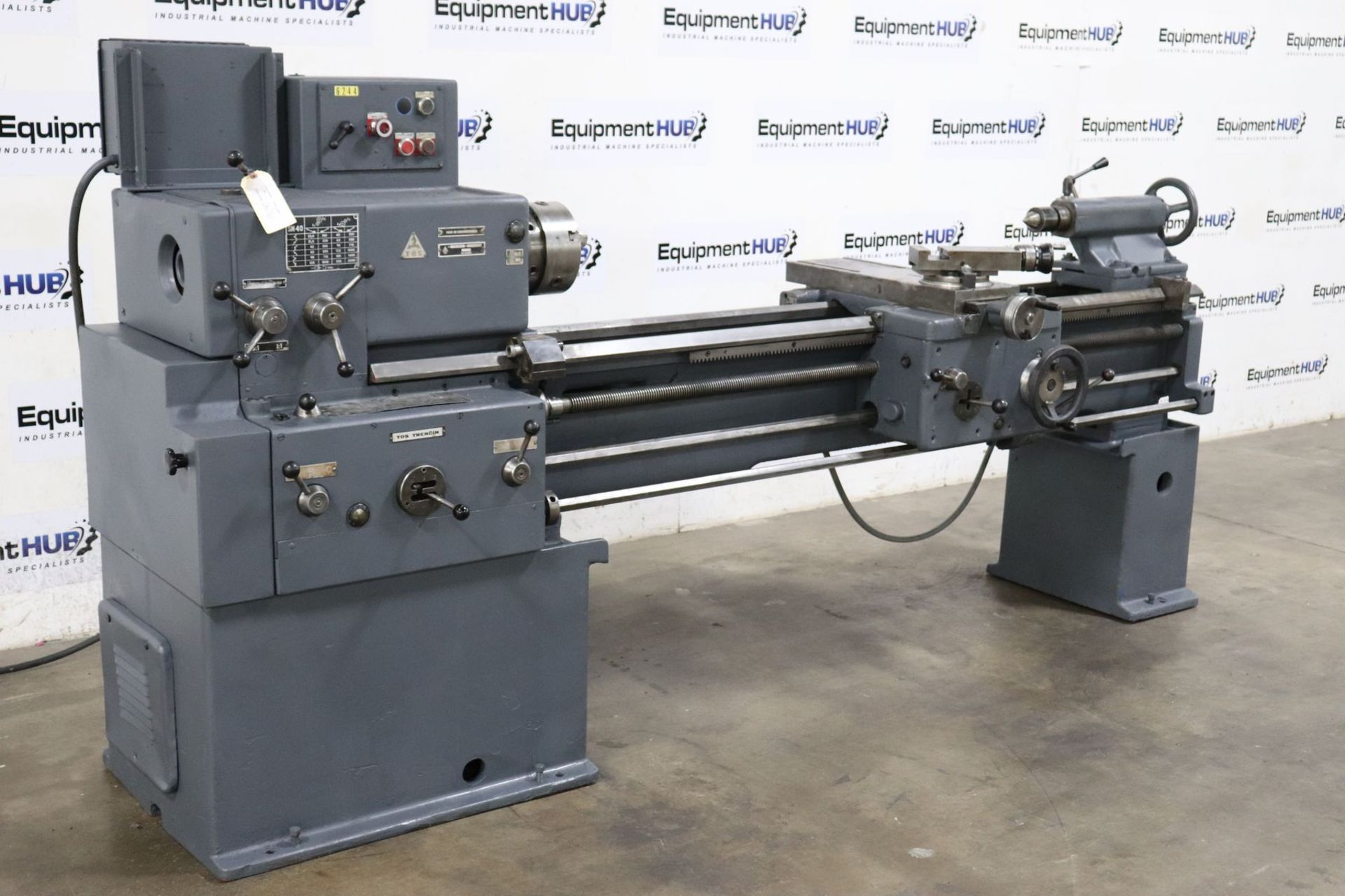 Tos Trencin SN 40B 16" x 60" Gap Bed Engine Lathe - Image 2 of 12