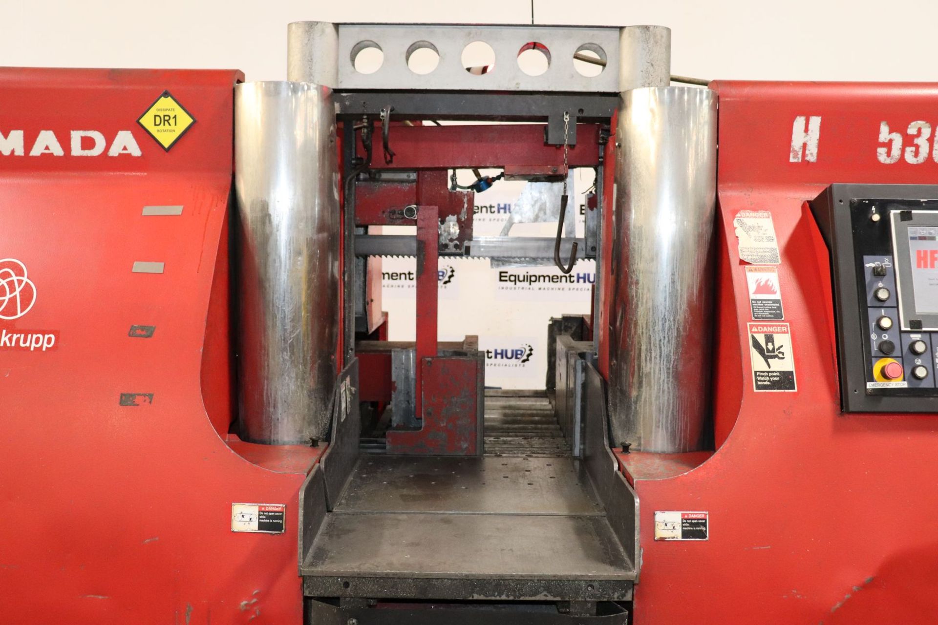 Amada HFA 530 CNC 20.9" x 20.9" Horizontal CNC Controlled Metal Cutting Band Saw - Image 5 of 12