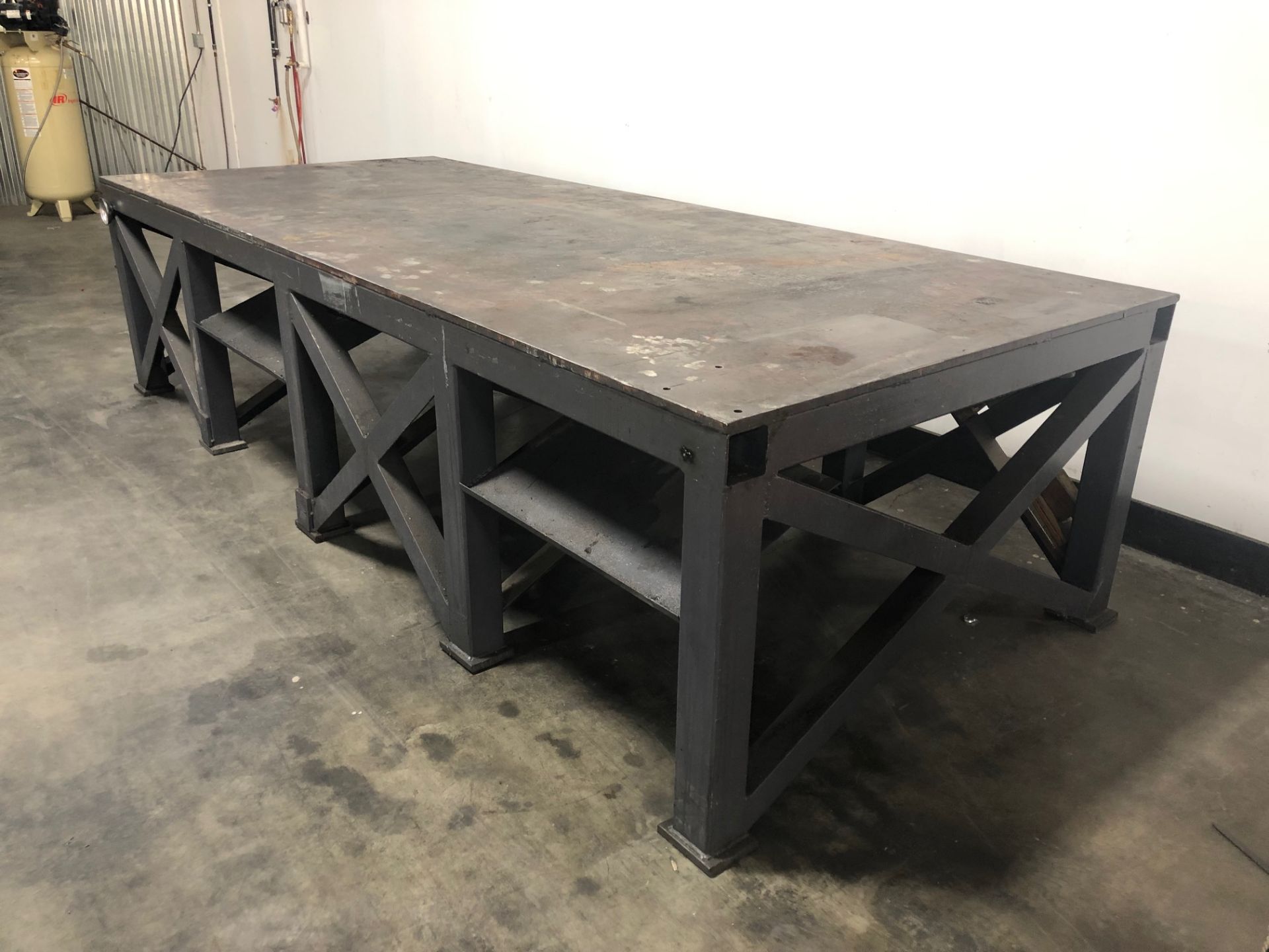 5' x 12' x 3' Steel Work Welding Table 3/4" Plate Top - Image 2 of 3