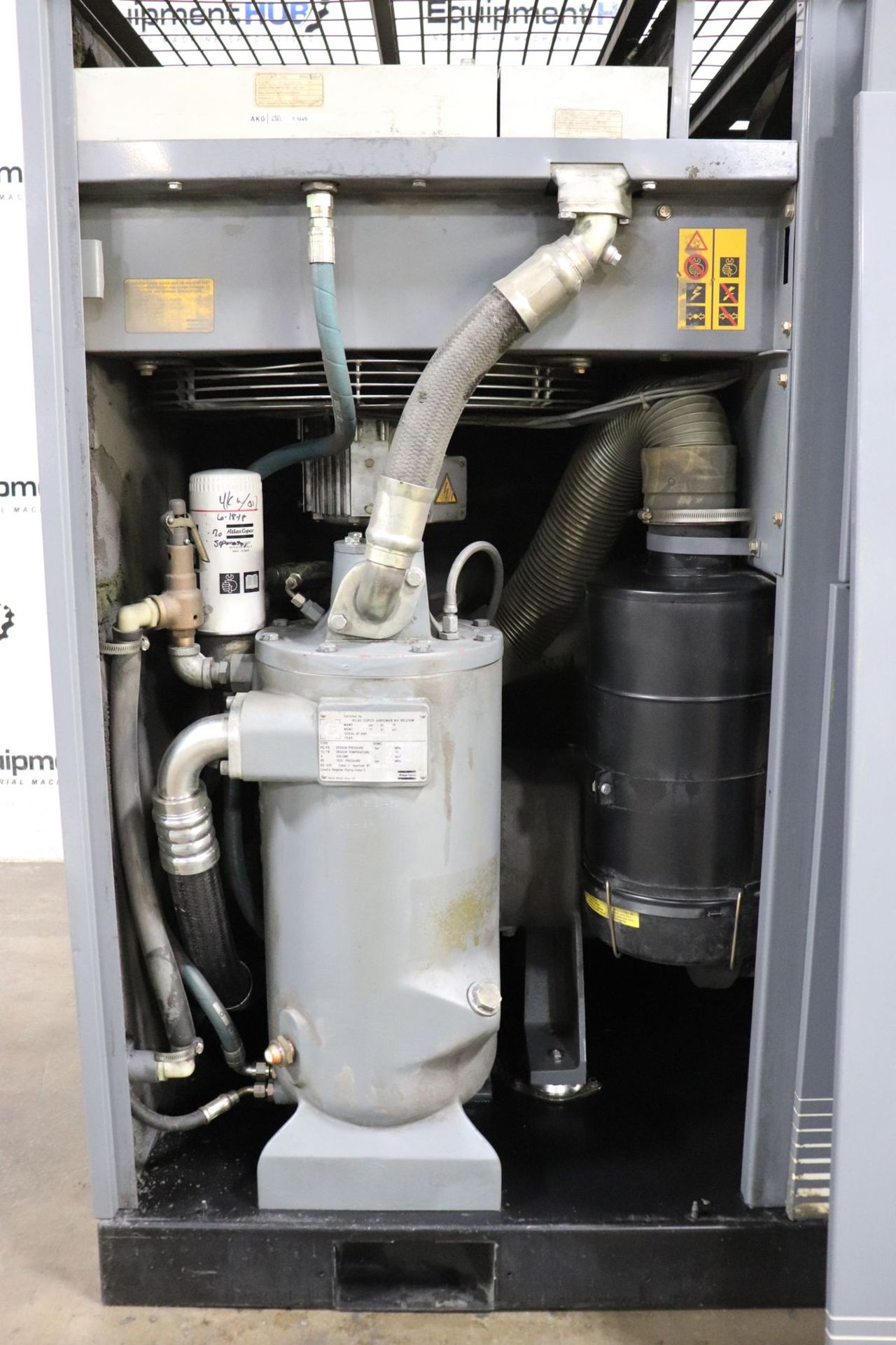 Atlas Copco GA37 50HP Rotary Air Compressor - Image 4 of 13