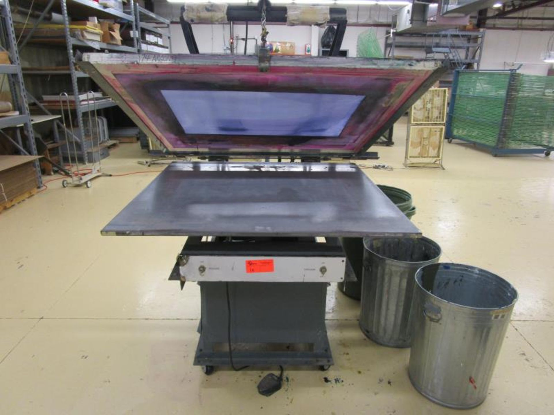 Filbar Semi Automatic Press, 4' x 4' Screen - Image 2 of 7