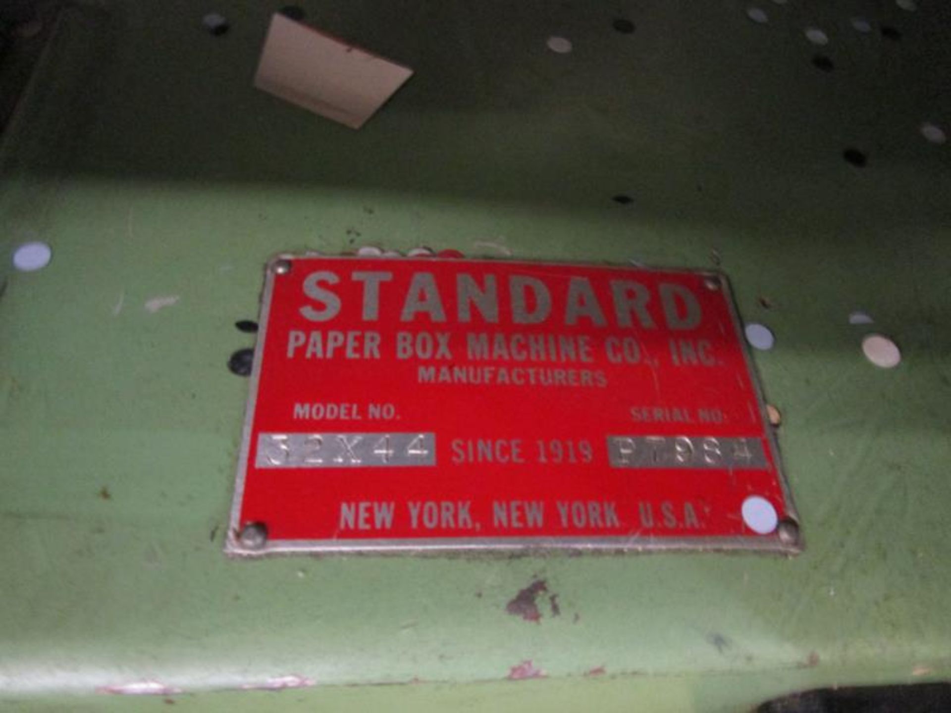Standard Paper Box Machine Die Cutter, Model: 32X44, SN: P7984 - Image 4 of 7