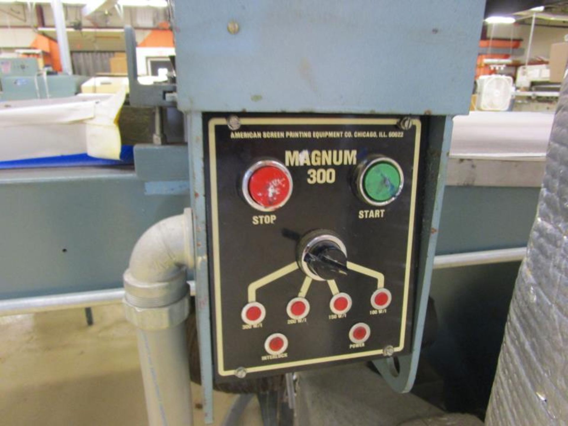 American Screen Printing 300 Watt Single Lamp, 48" Belt, Model: Magnum 42, SN: 829045-0, 3/4HP, - Image 6 of 7